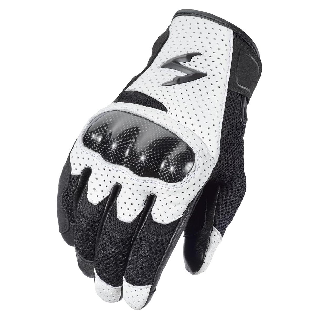 Guantes de Motocicleta ScorpionEXO Vortex Air - Blanco - Pequeño