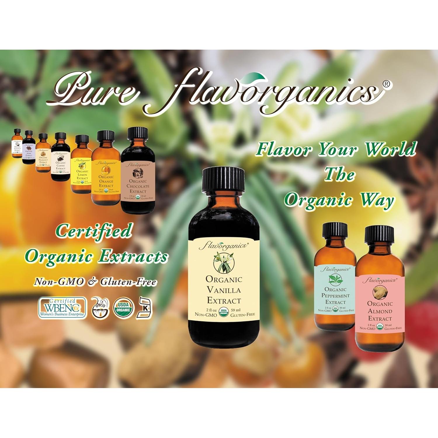 Extracto de Menta Orgánica Flavorganics 170g (Paquete de 3)