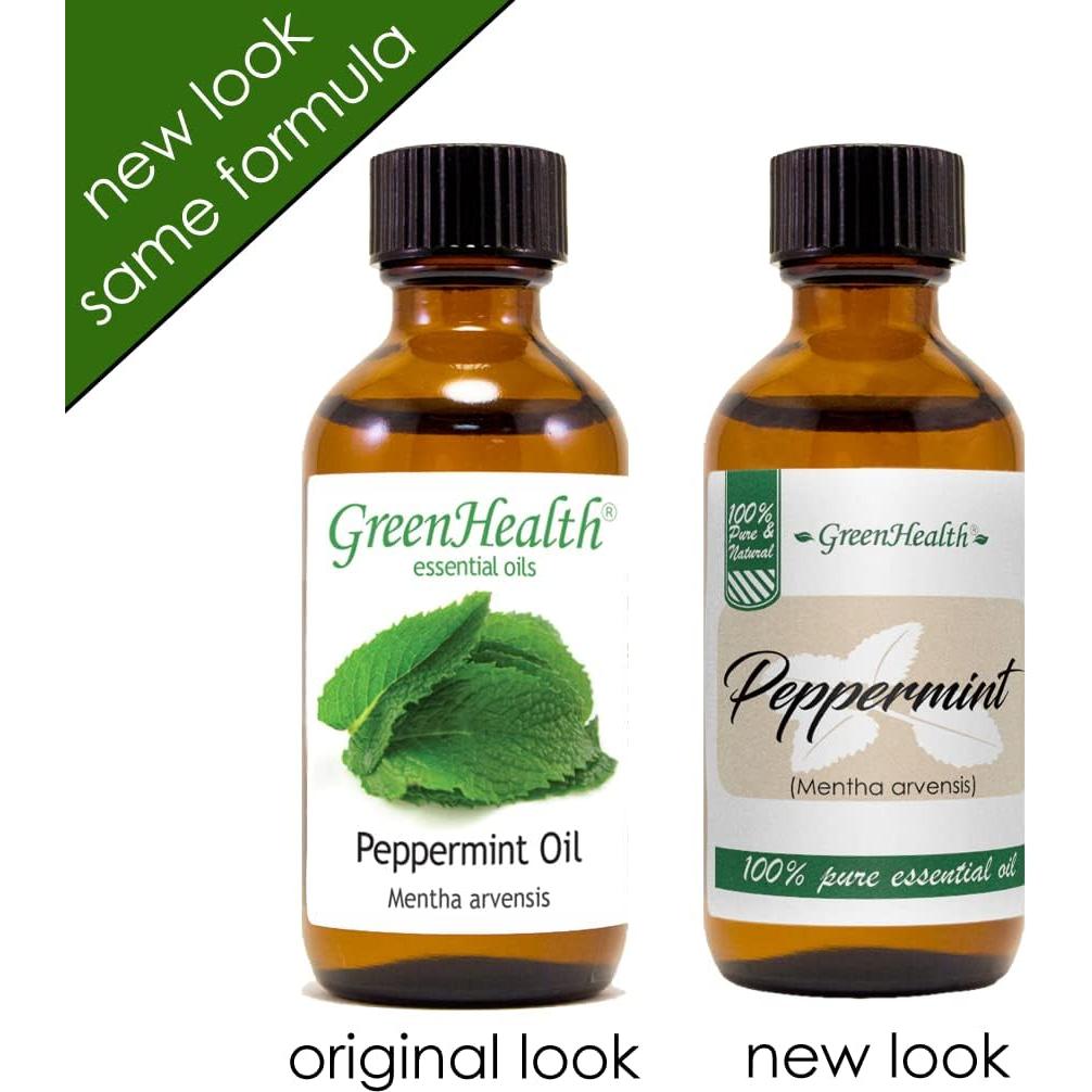 Aceite Esencial de Menta 100% Puro GreenHealth 60 ml