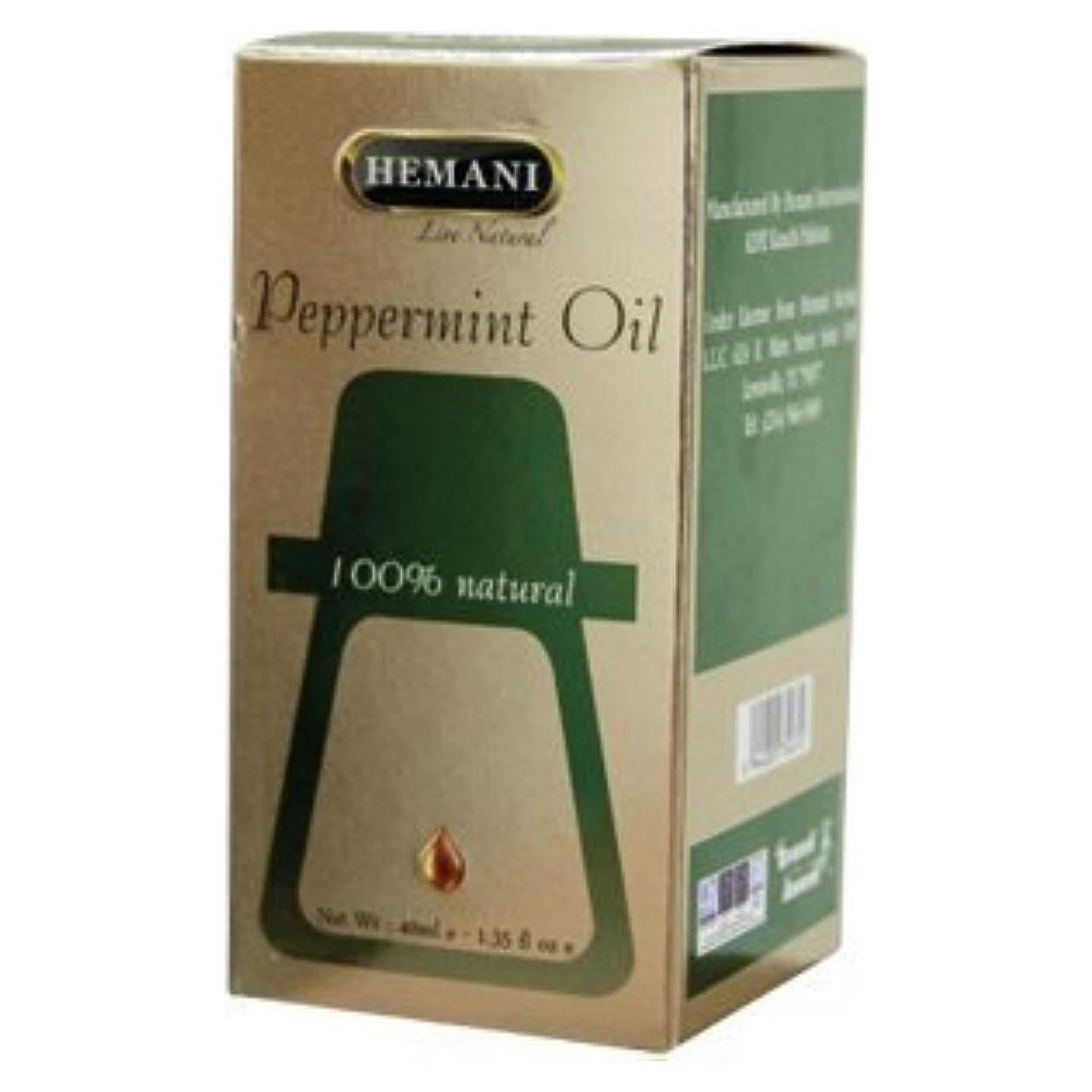 Aceite Esencial de Menta Hemani 40 ML - 100% Puro para Aromaterapia