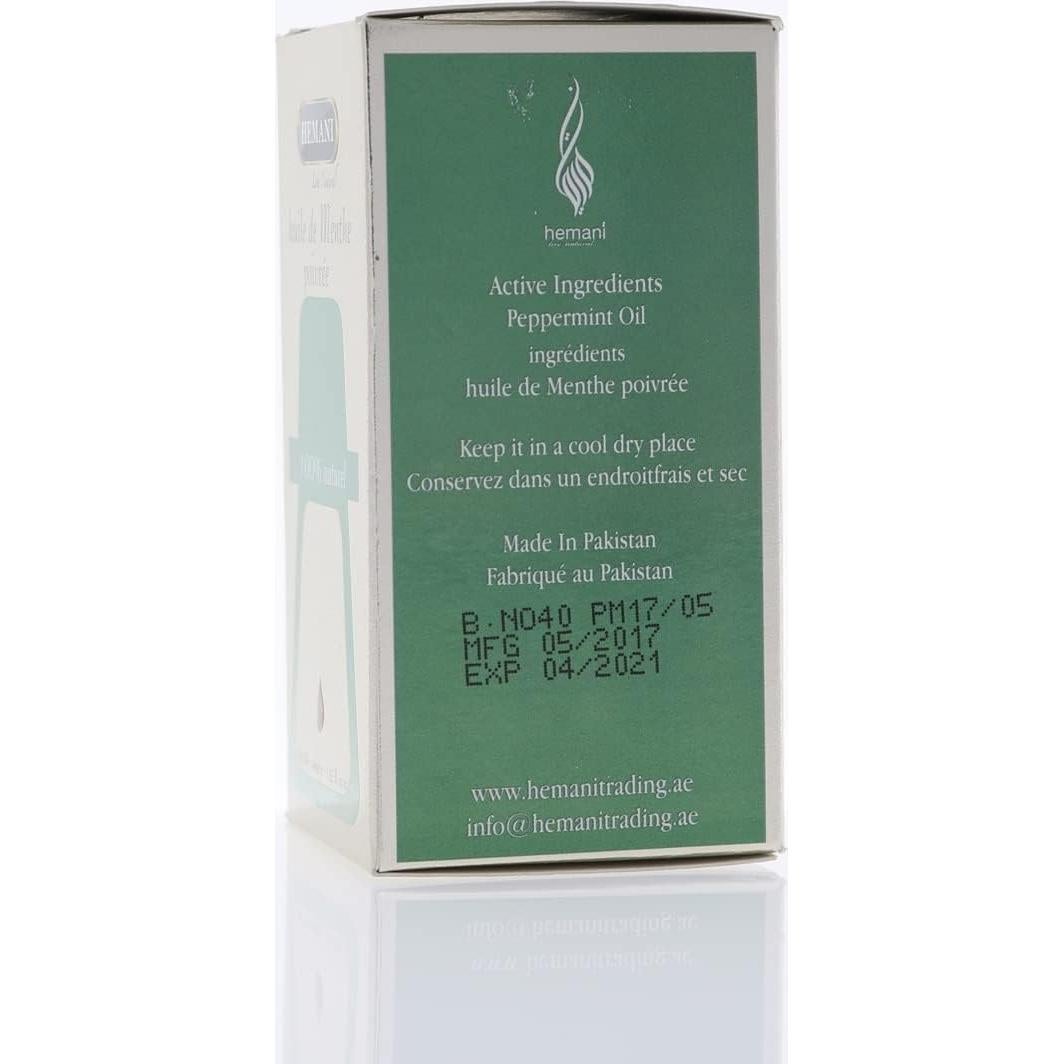 Aceite Esencial de Menta Hemani 40 ML - 100% Puro para Aromaterapia
