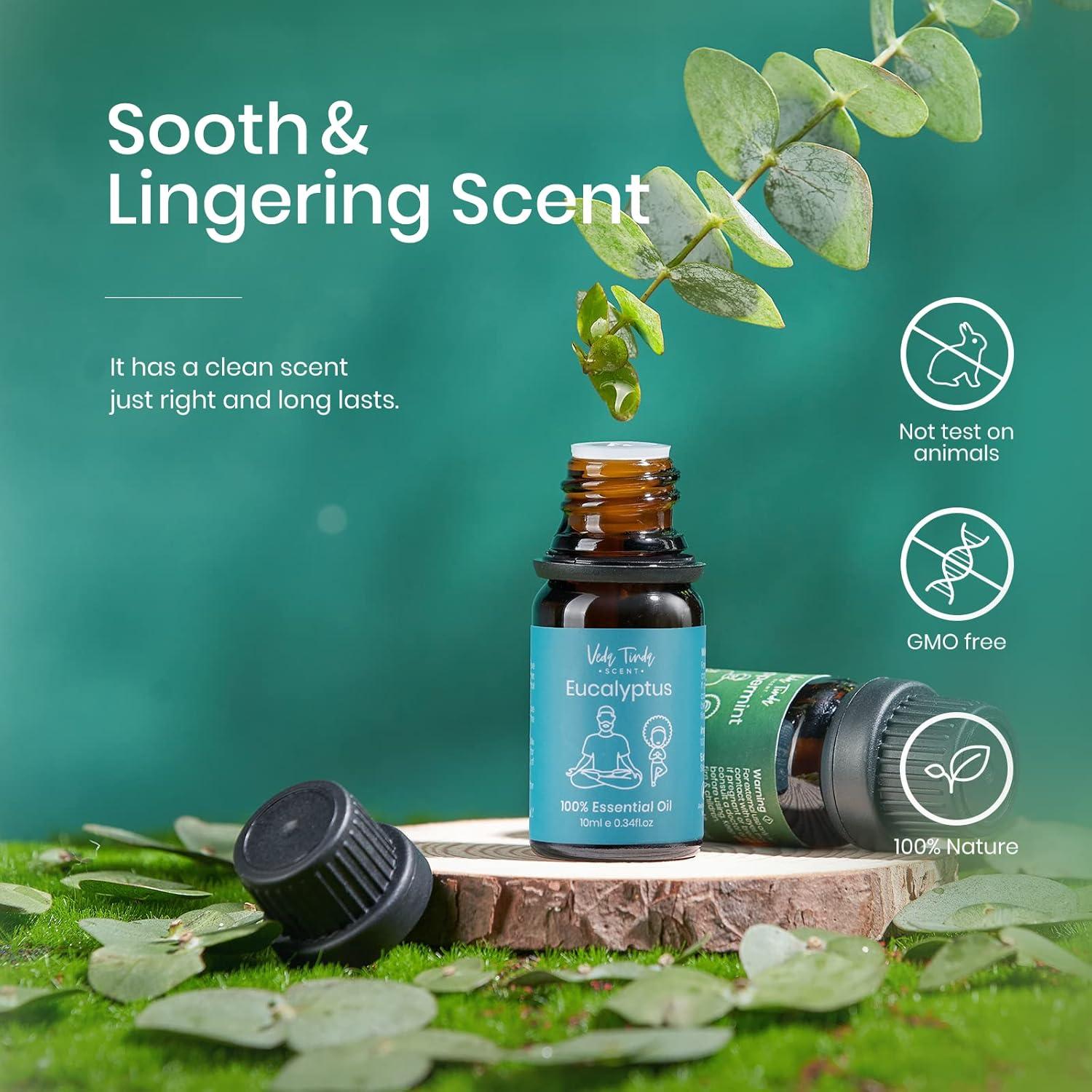 Aceite Esencial de Eucalipto Veda Tinda 10ml 100% Puro Orgánico