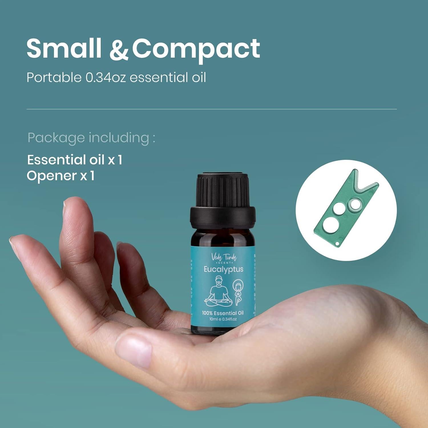 Aceite Esencial de Eucalipto Veda Tinda 10ml 100% Puro Orgánico