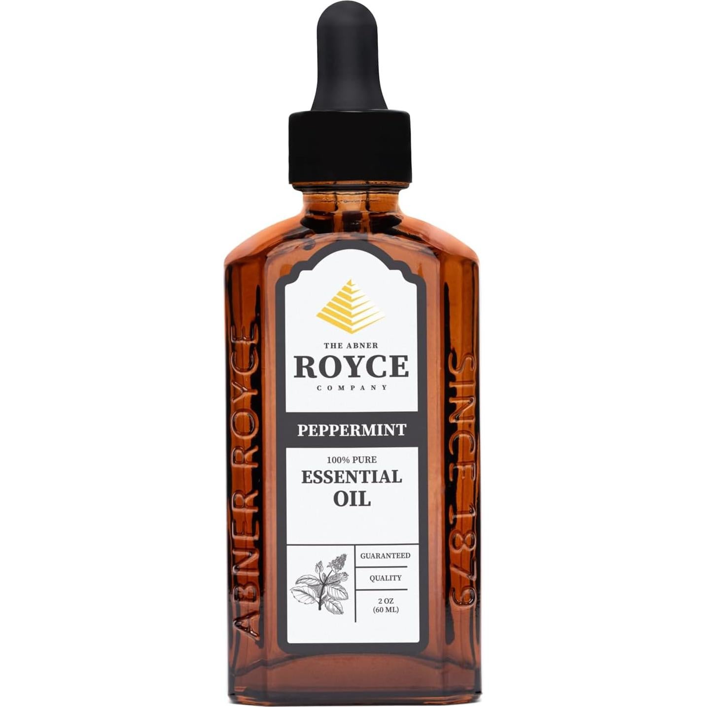 Aceite Esencial Menta Abner Royce 60ml 100% Puro Sin Diluir