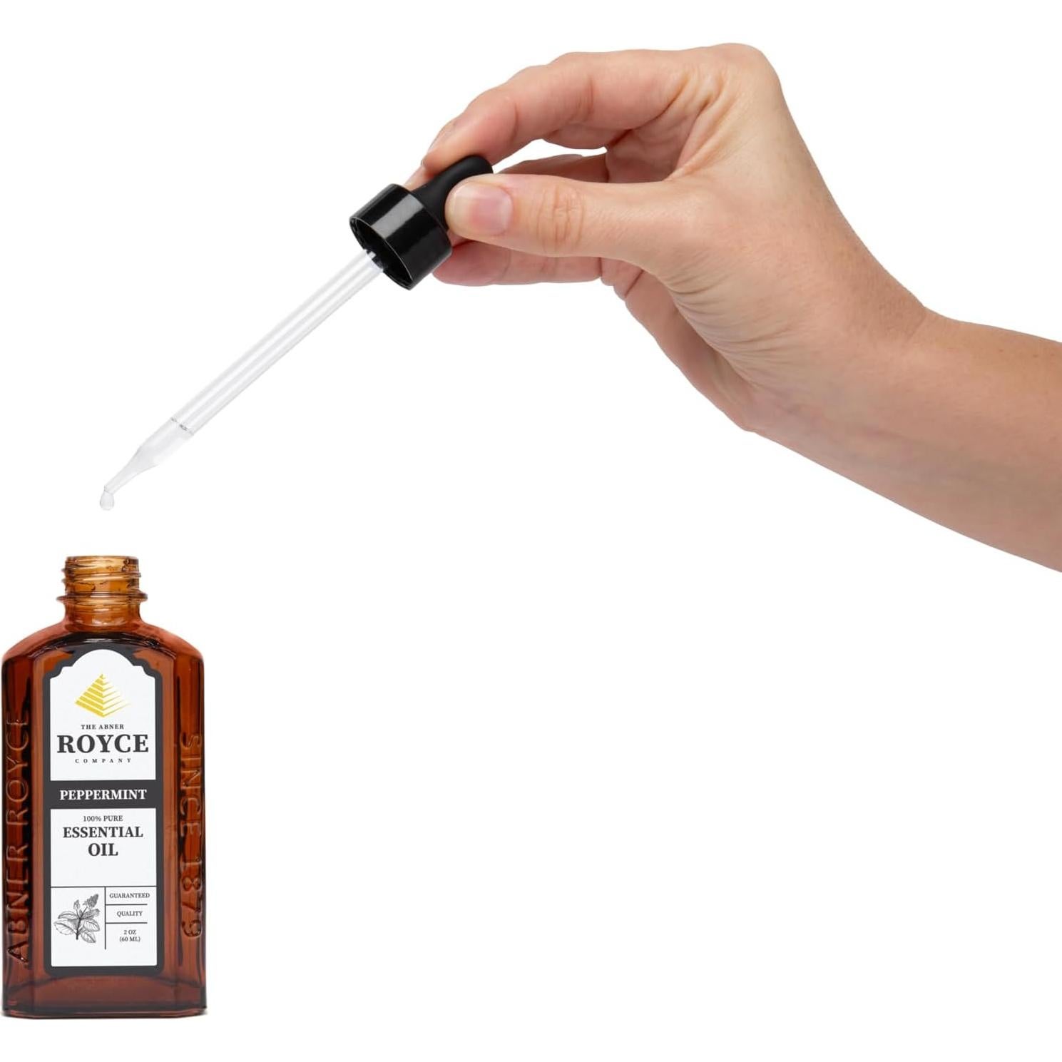 Aceite Esencial Menta Abner Royce 60ml 100% Puro Sin Diluir