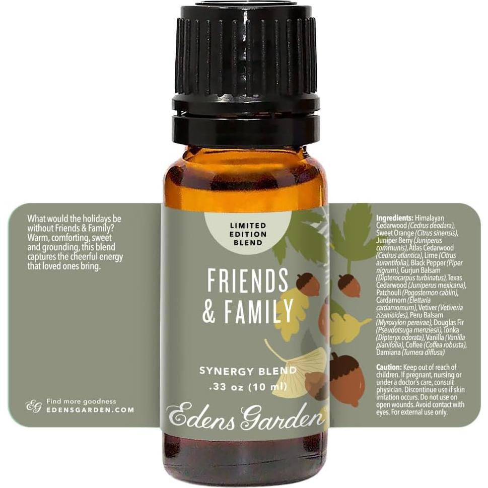 Aceite Esencial Amigos y Familia Edens Garden 10 ml Puro