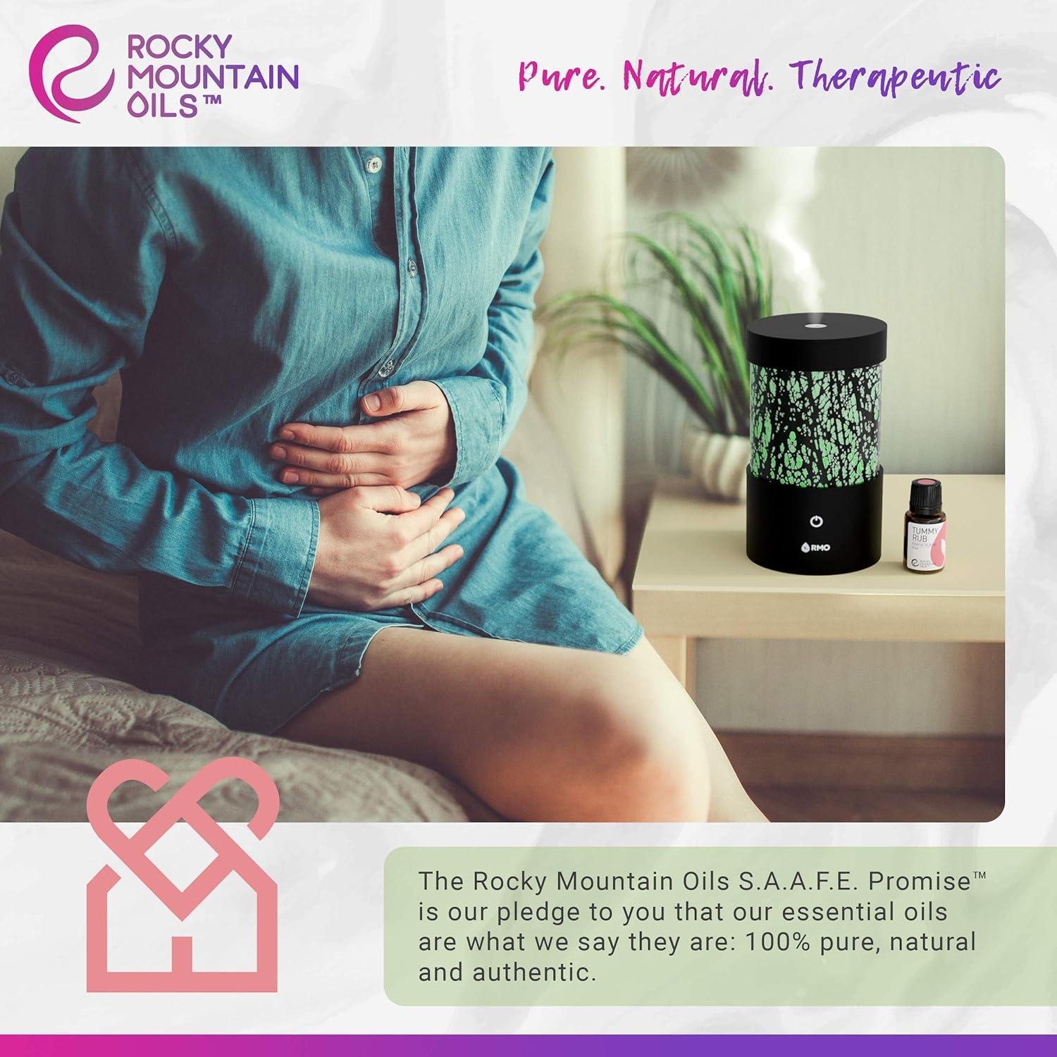 Aceite Esencial Tummy Rub Rocky Mountain 10ml Menta Jengibre