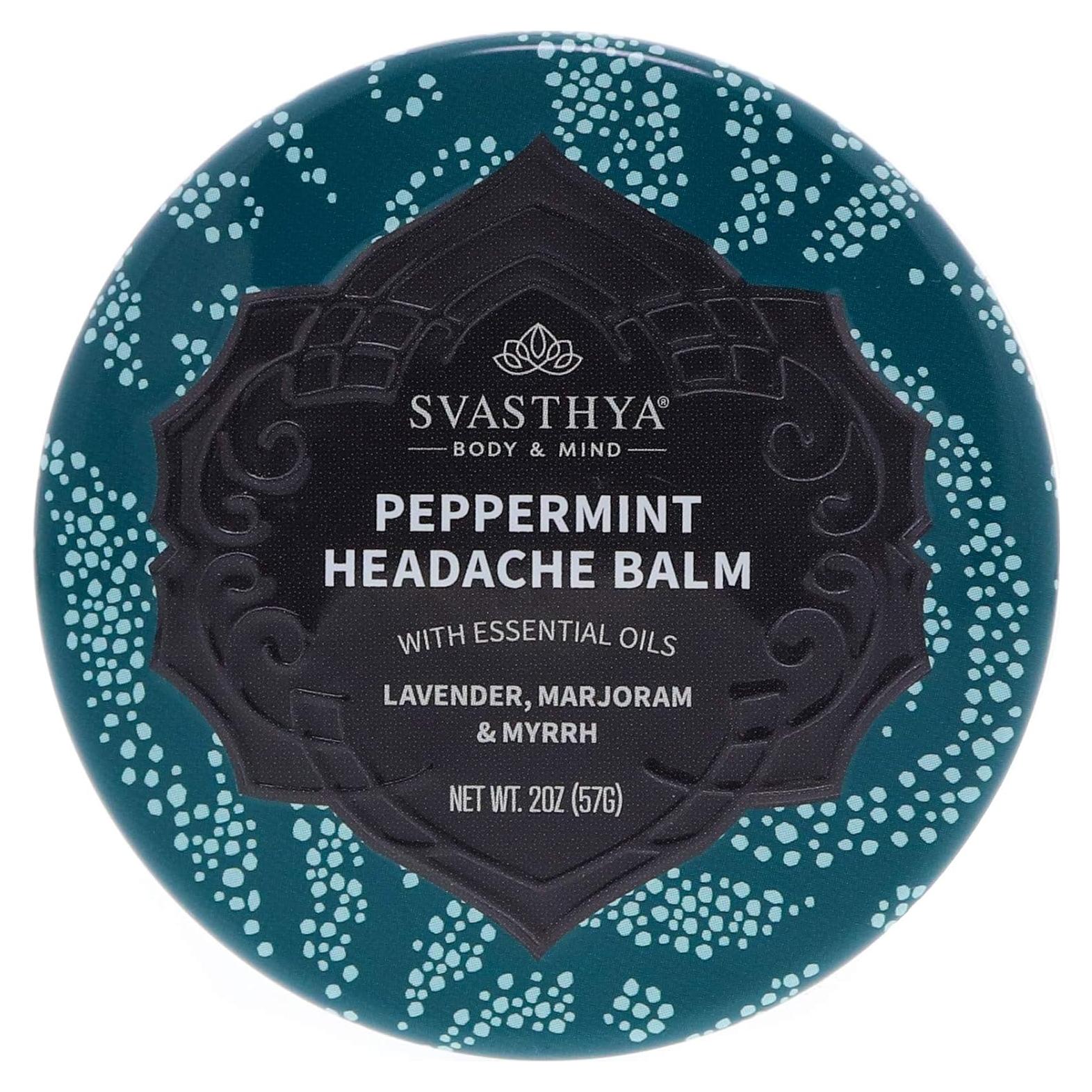 Bálsamo Natural para Dolores de Cabeza Svasthya 56.7 g - Alivio Instantáneo