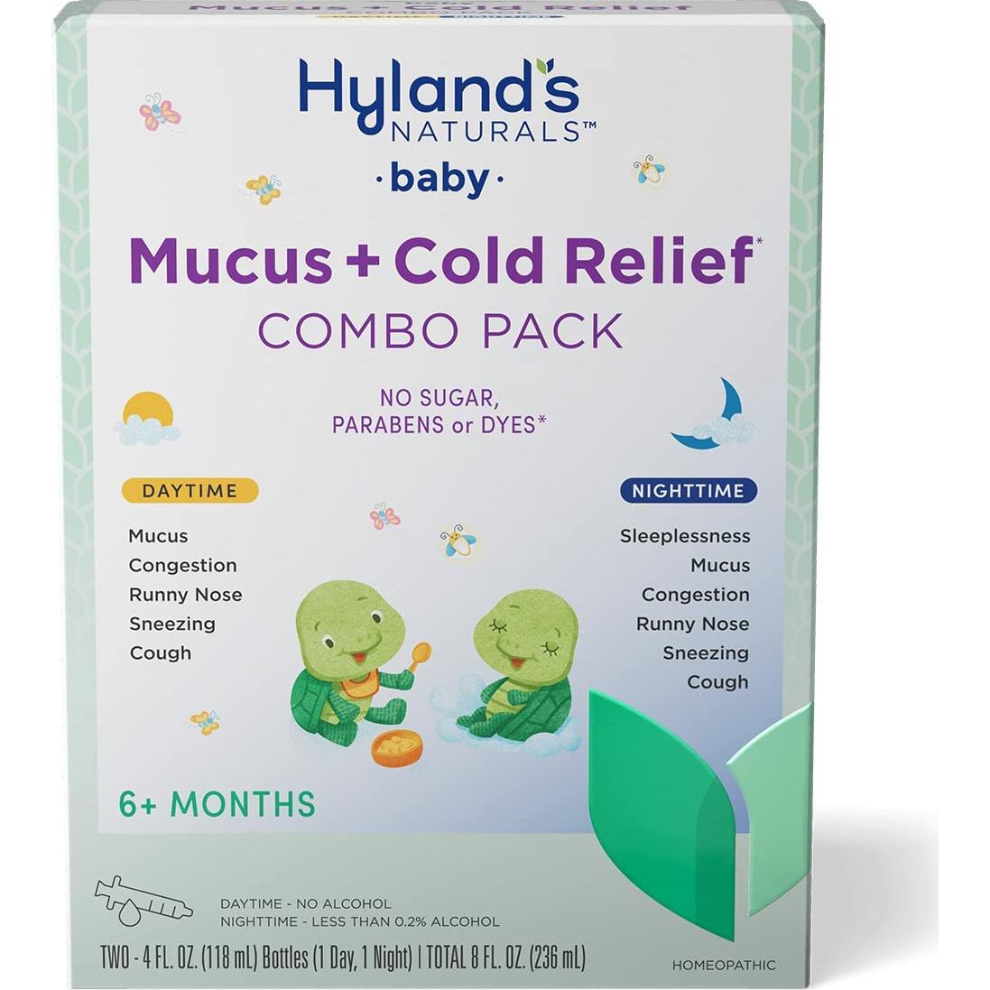 Alivio de Mucosidad y Resfriado Hyland's Baby 236.6 ml + Ungüento 49.9 g