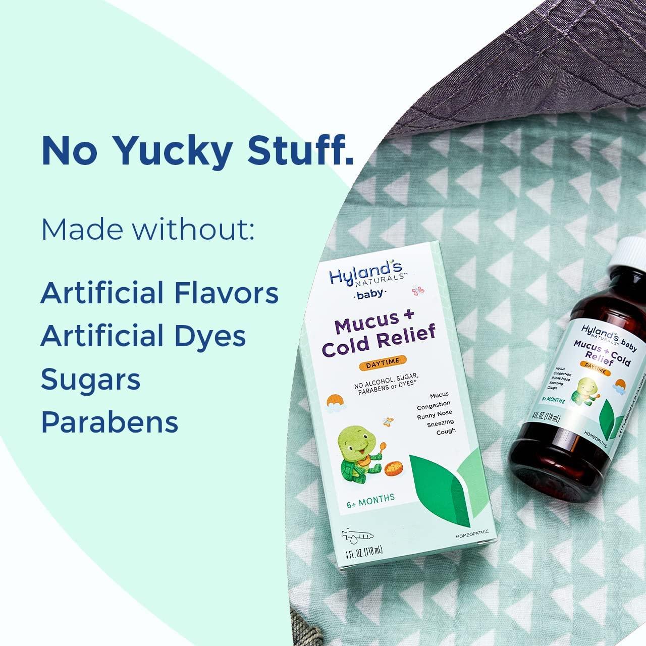 Alivio de Mucosidad y Resfriado Hyland's Baby 236.6 ml + Ungüento 49.9 g