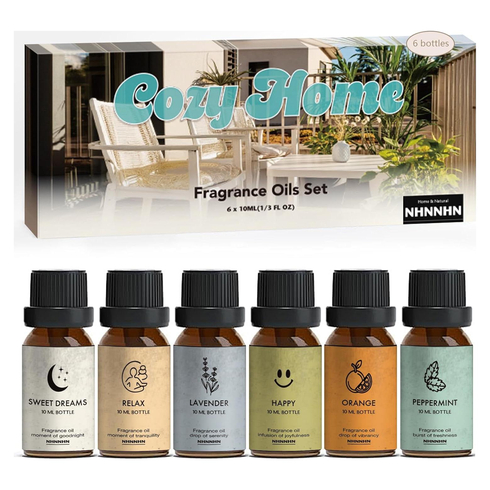 Juego de Aceites Esenciales NHNNHN 6x10ml Aromaterapia