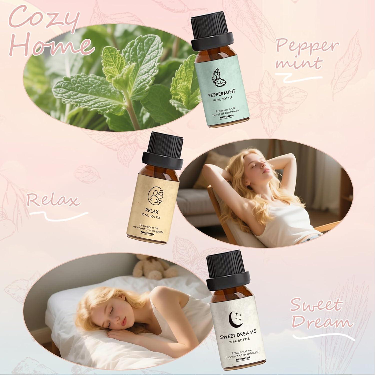 Juego de Aceites Esenciales NHNNHN 6x10ml Aromaterapia