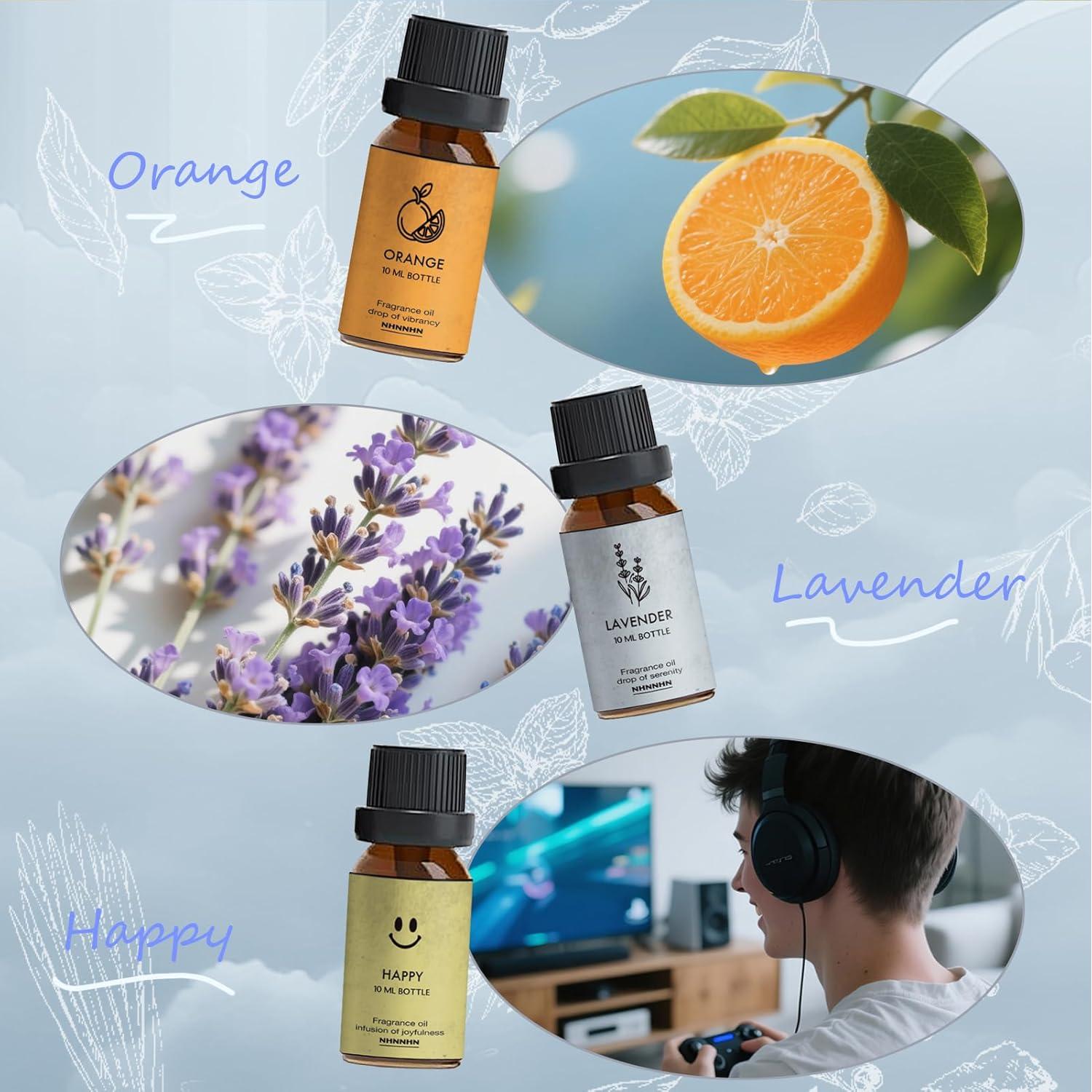 Juego de Aceites Esenciales NHNNHN 6x10ml Aromaterapia