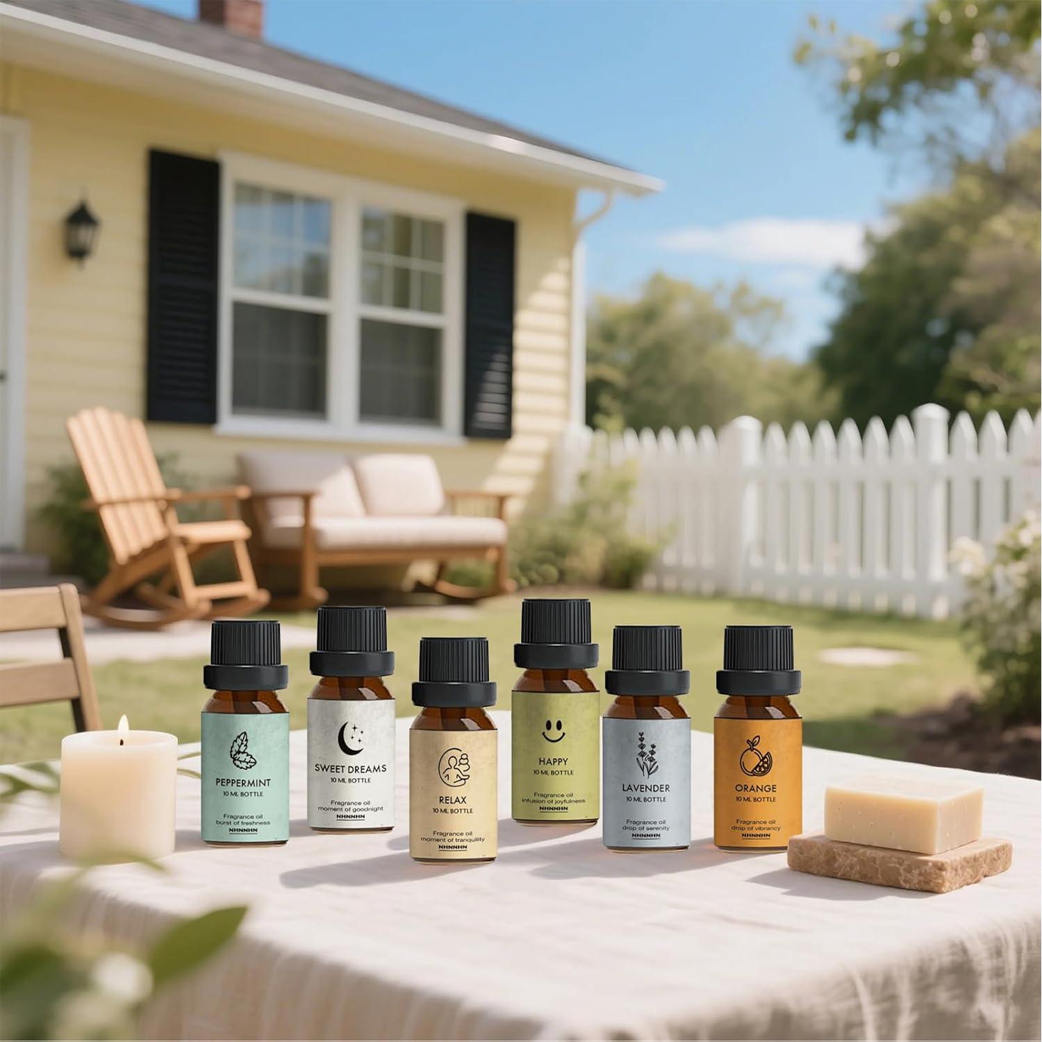 Juego de Aceites Esenciales NHNNHN 6x10ml Aromaterapia