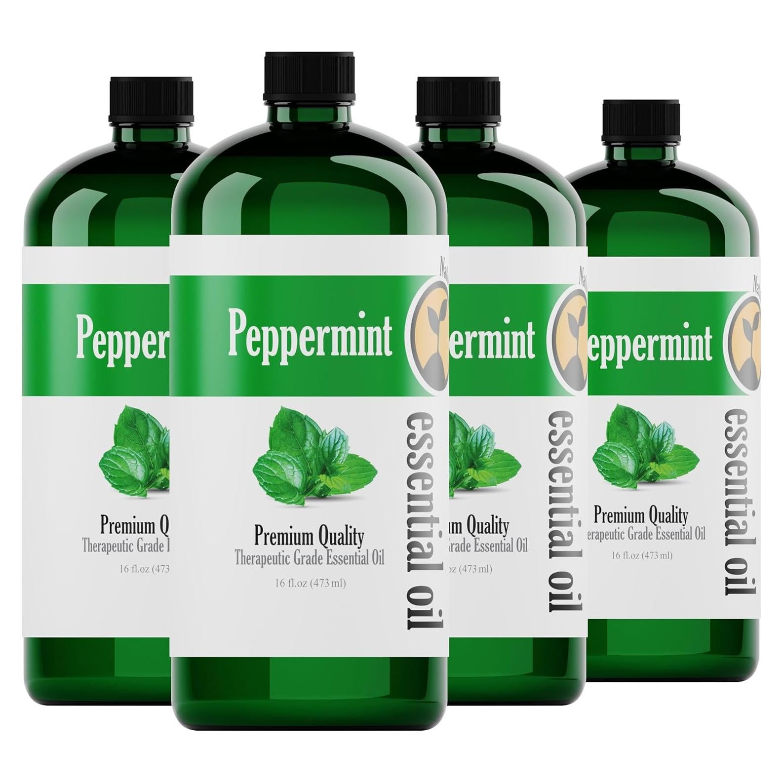 Aceite Esencial de Menta Natures Star 4x480ml para Aromaterapia