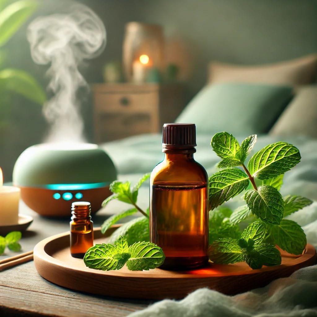 Aceite Esencial de Menta 100% Puro GreenHealth 118 ml Vidrio