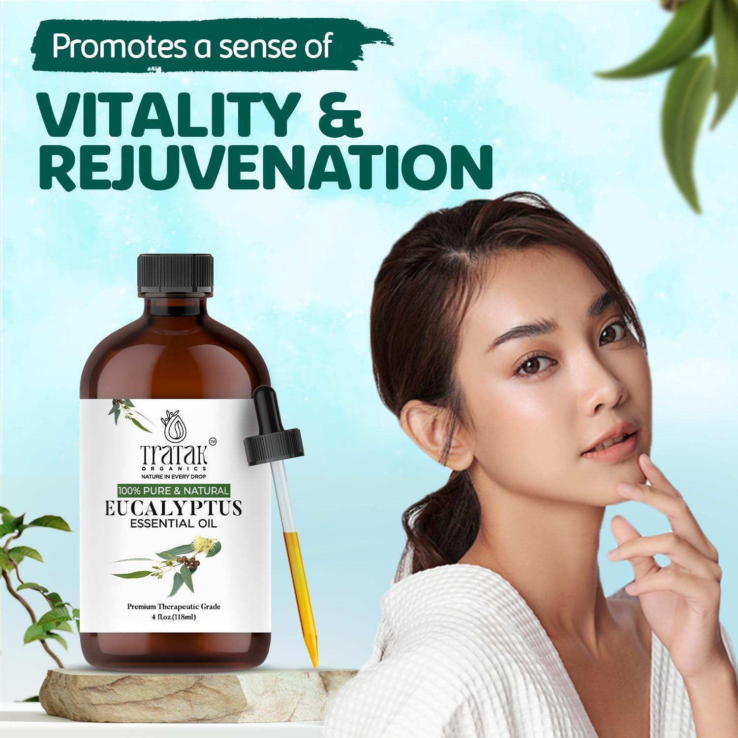 Aceite Esencial de Eucalipto Tratak 118.3ml Grado Terapéutico