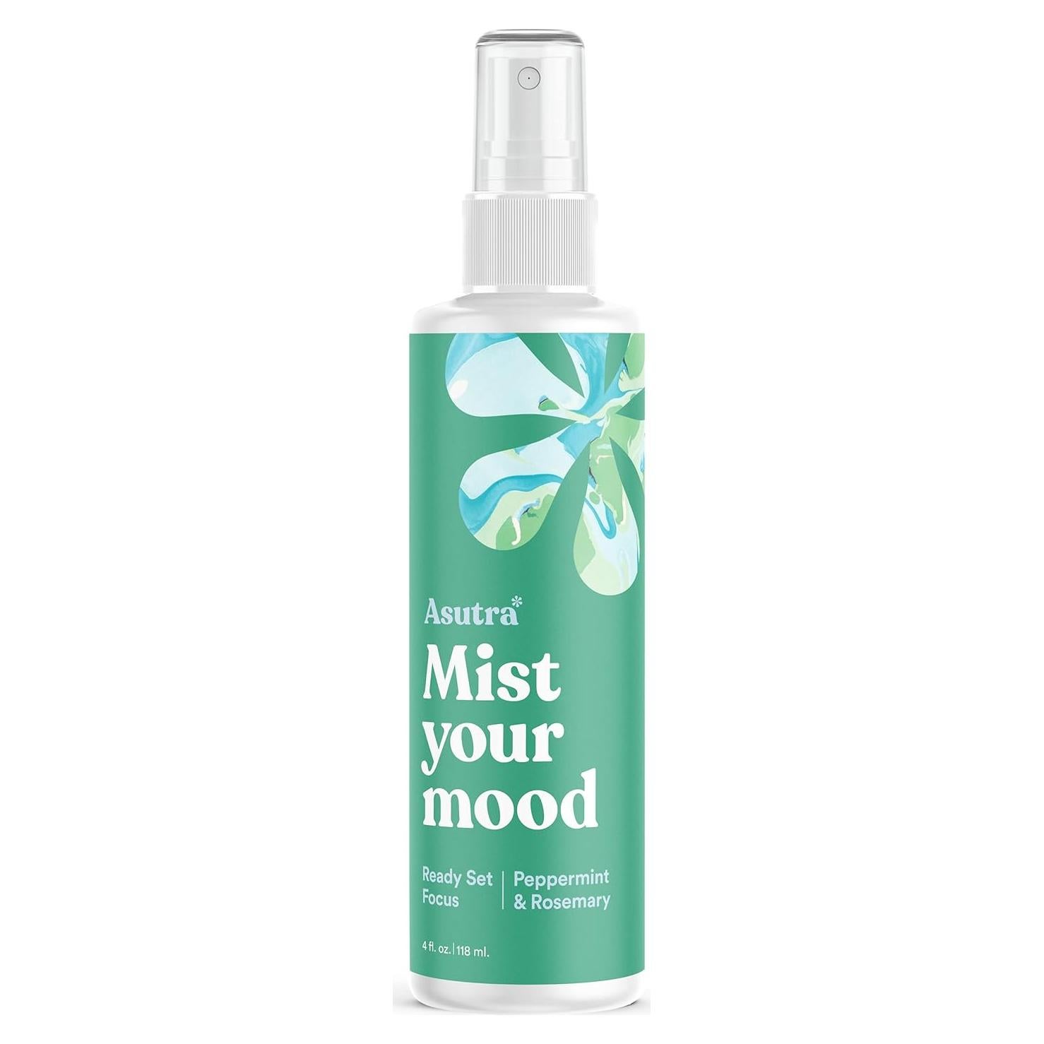 Spray Aromaterapia ASUTRA 118 ml Menta y Romero Multiusos
