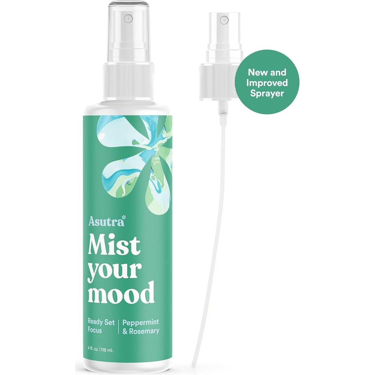 Spray Aromaterapia ASUTRA 118 ml Menta y Romero Multiusos