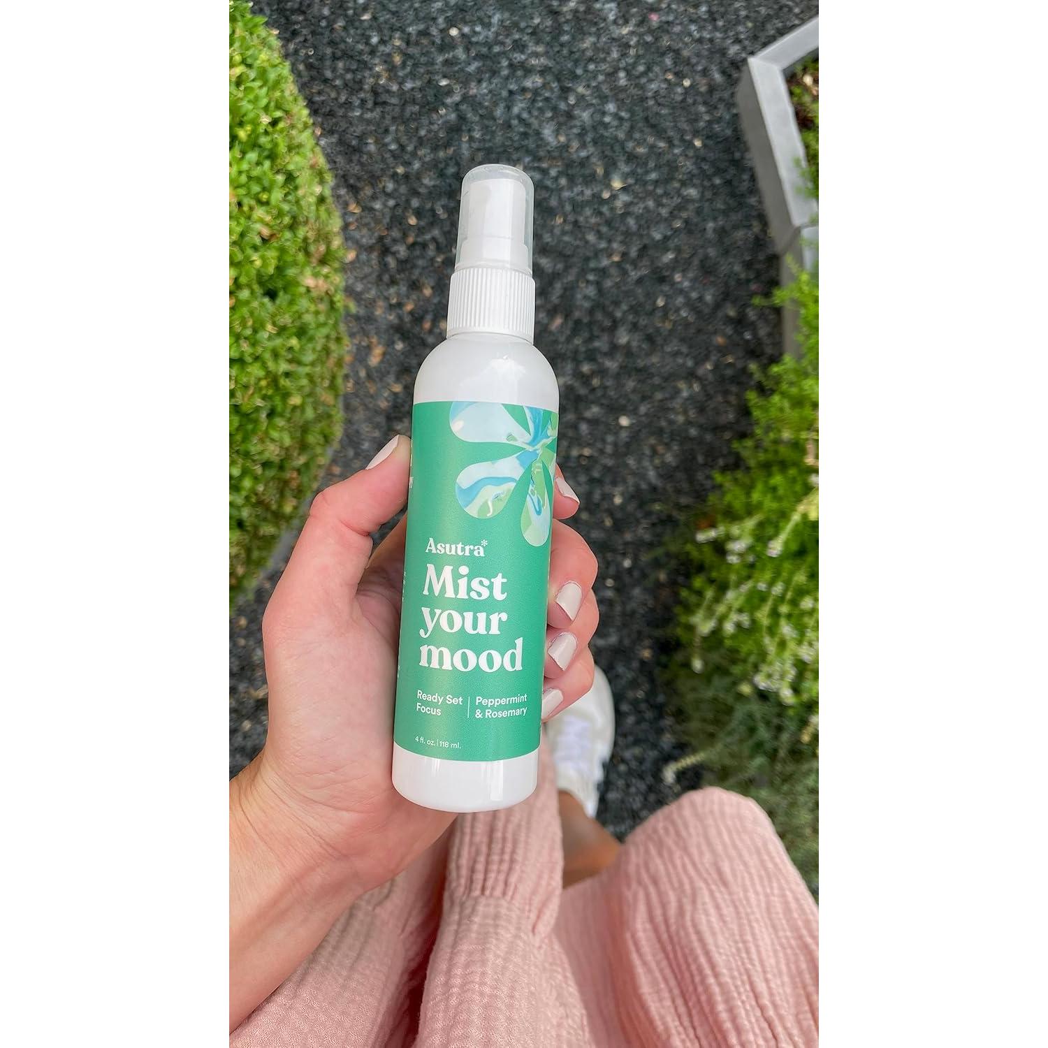 Spray Aromaterapia ASUTRA 118 ml Menta y Romero Multiusos