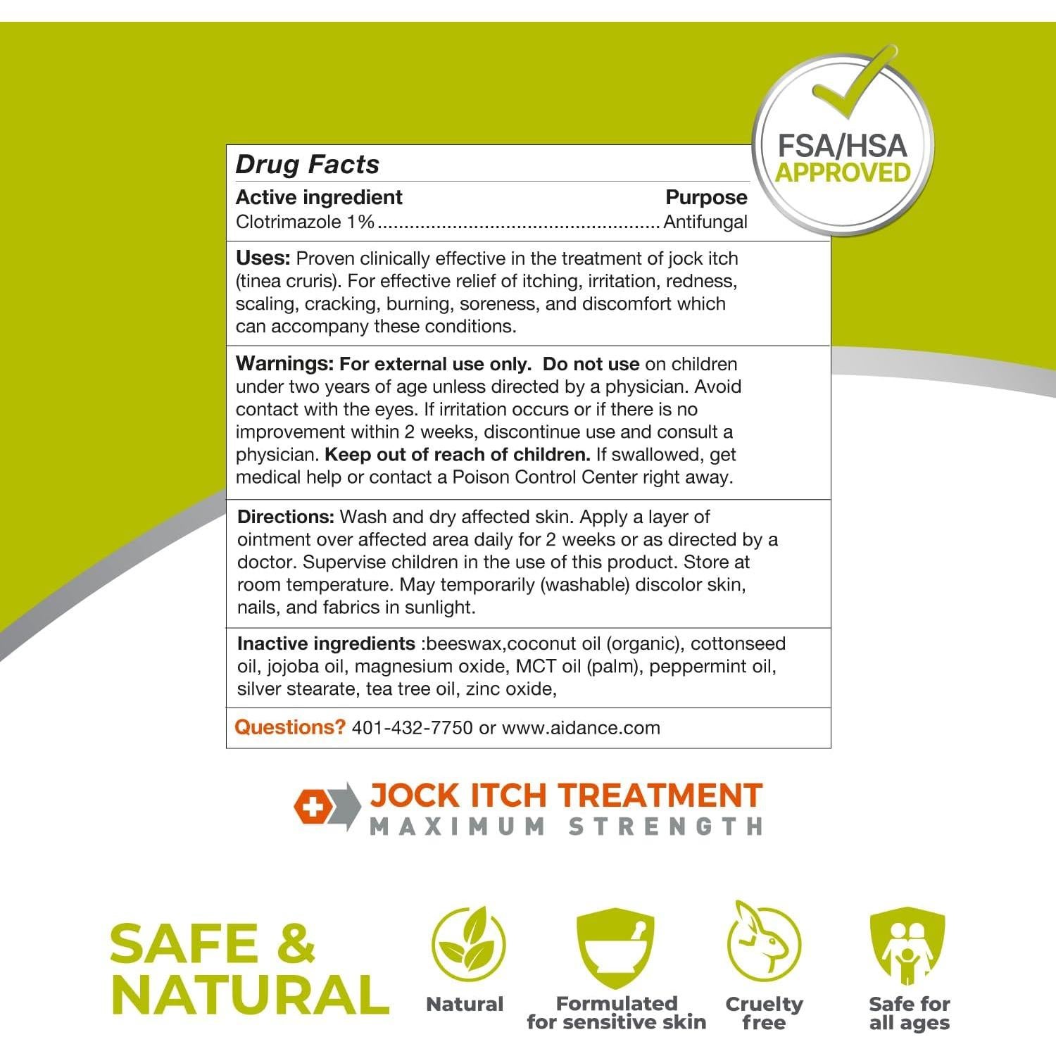 Crema Antifúngica Terrasil Clotrimazol 1% para Picazón de ingle 14.17g