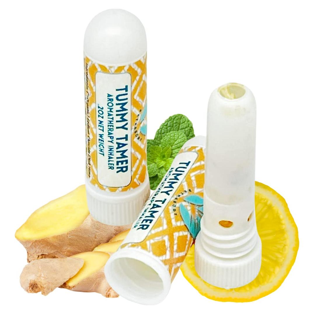 Inhalador de Nauseas Tummy Tamer Stripped 2PK - Aromaterapia Natural