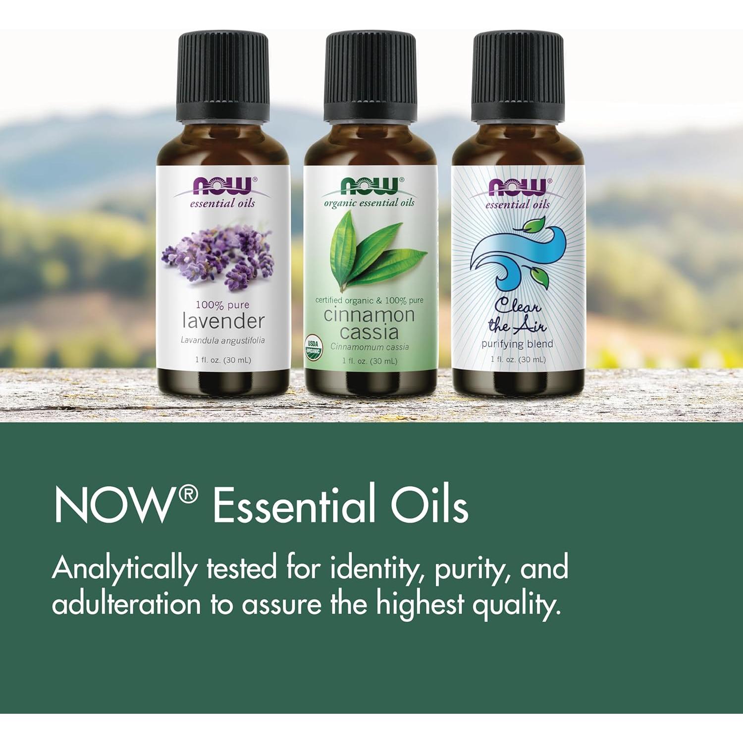 Aceite Esencial de Menta Orgánica NOW Foods 113.4g - 100% Puro