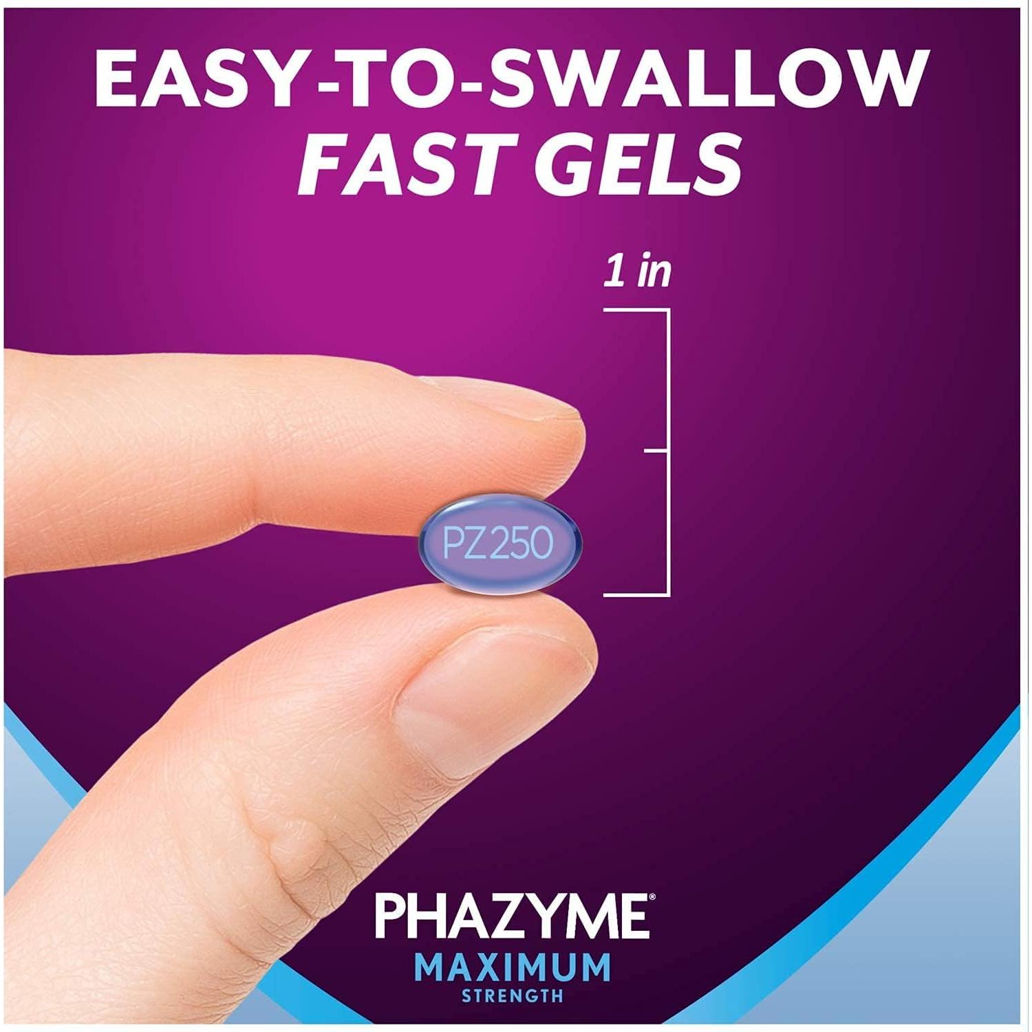 Phazyme Alivio Máximo de Gas 250 mg - 36 Geles Rápidos