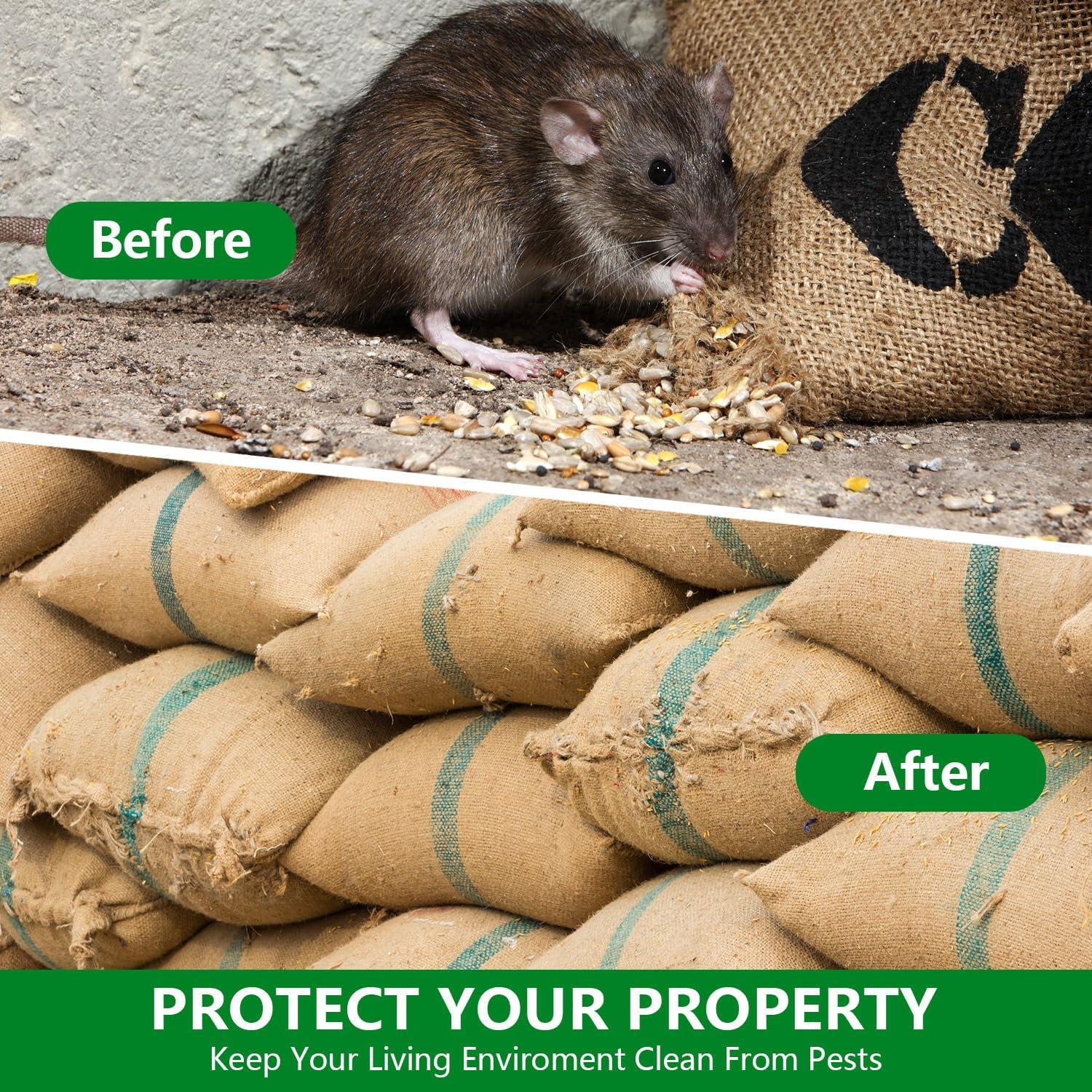 Bolsas Repelentes de Ratones Getter - Aceite de Menta Natural - 12 Paquete