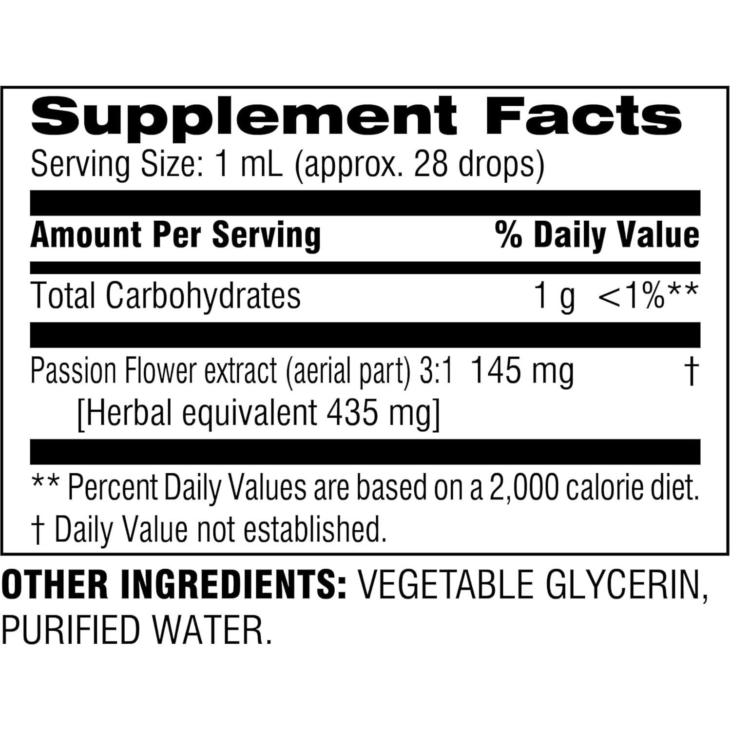 Extracto Líquido de Flor de Pasión Botanic Choice 29.57 ml