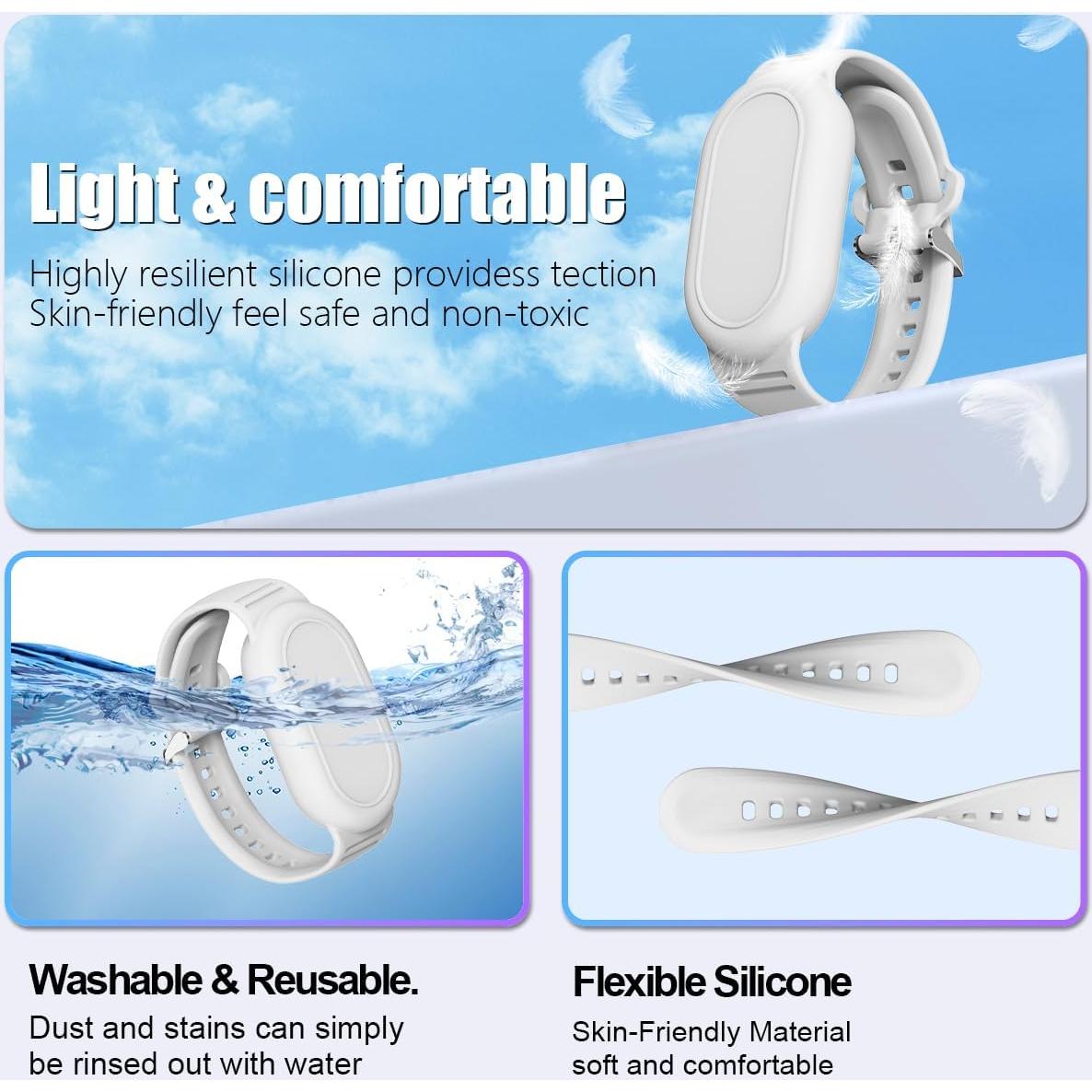 Soporte de Pulsera BIQIRE para Galaxy SmartTag 2 - 2 Pack