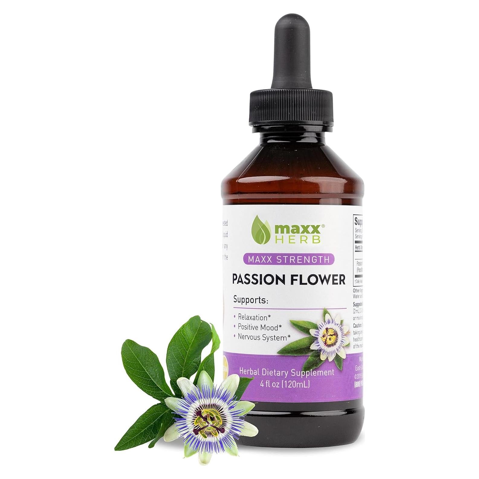 Extracto Líquido de Flor de Pasión Maxx Herb 120 ml - Relajación