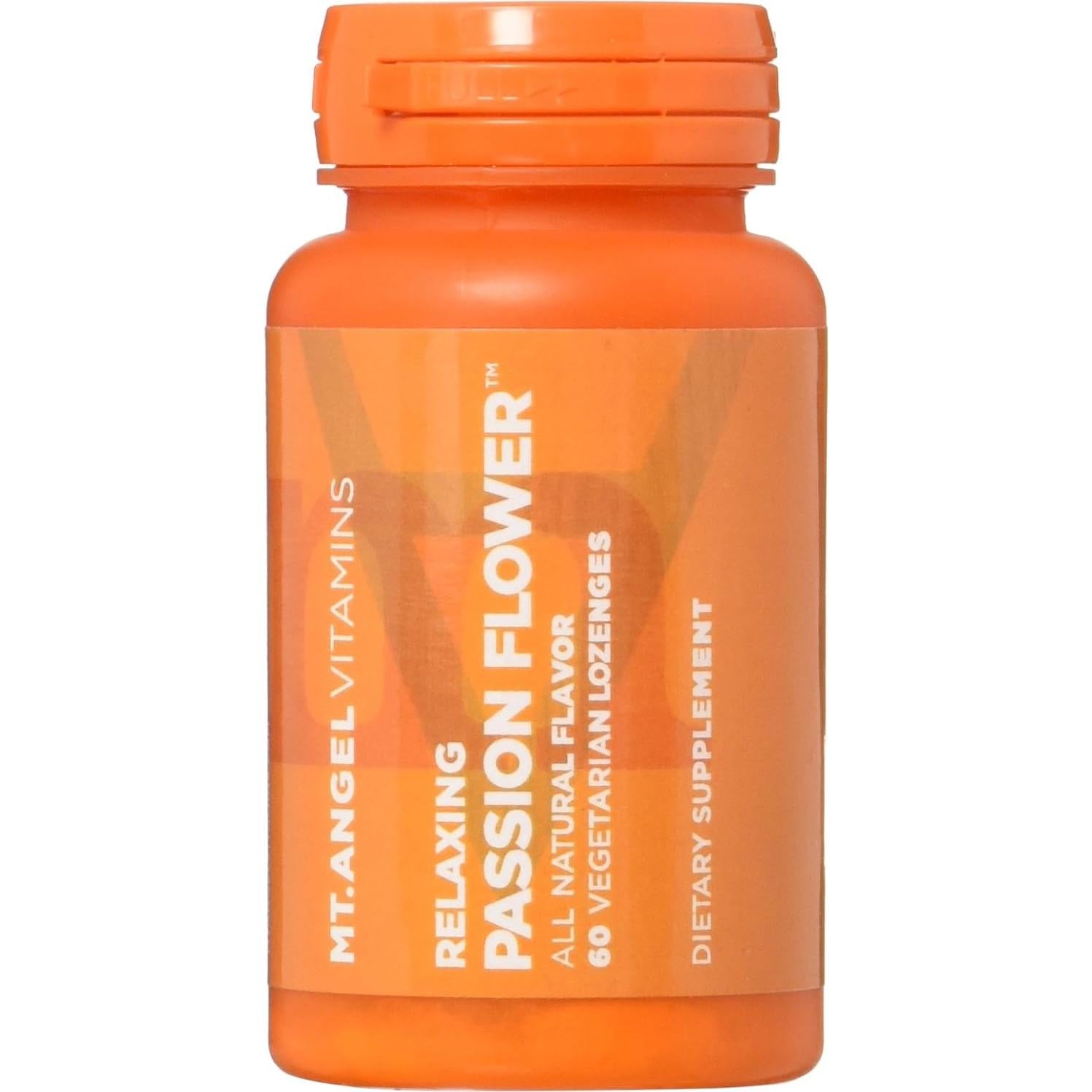 Vitaminas Mt. Angel - Caramelos Relajantes Flor de Pasión 60 Unidades