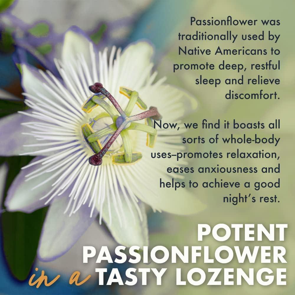 Vitaminas Mt. Angel - Caramelos Relajantes Flor de Pasión 60 Unidades