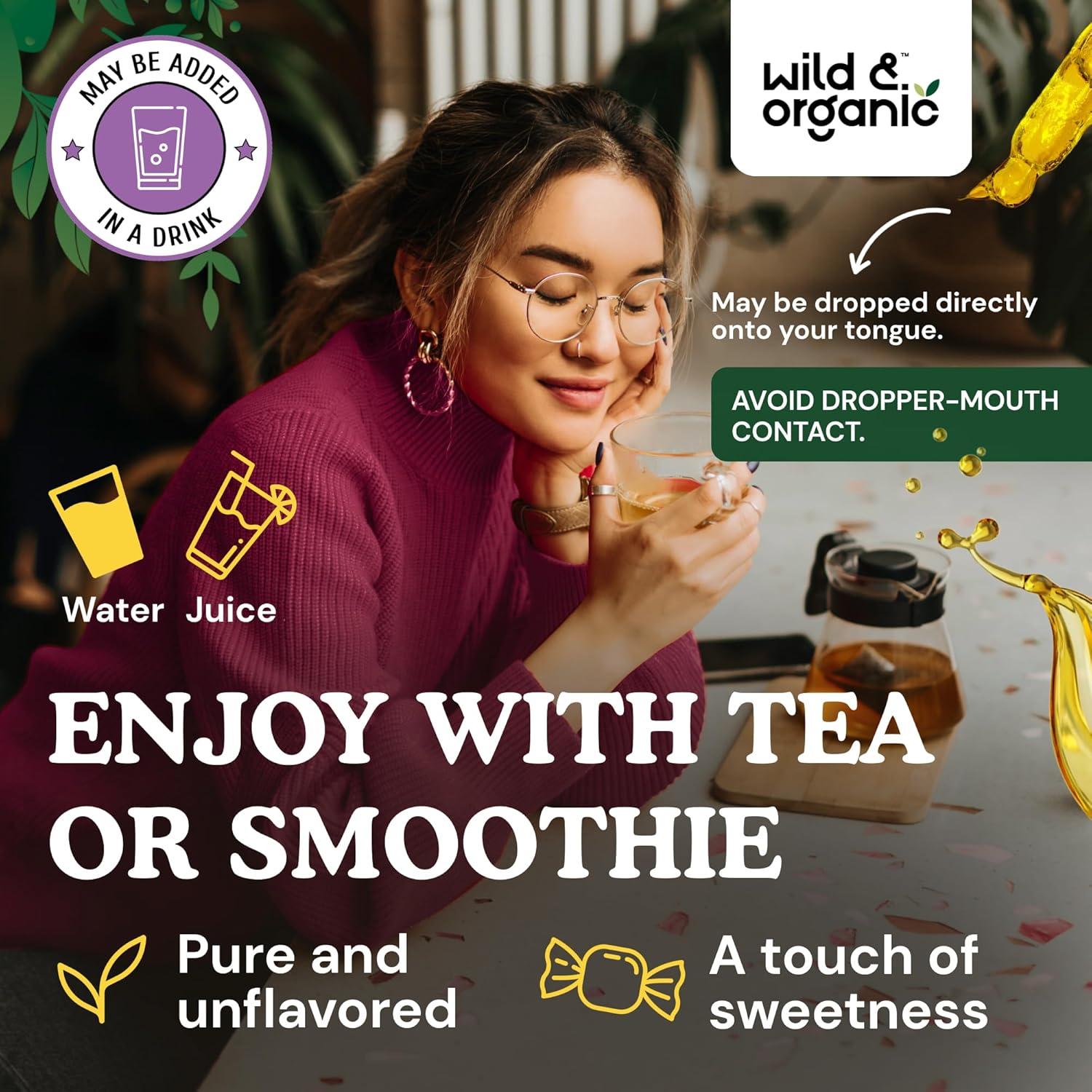 Tintura de Flor de Pasión Silvestre Orgánica 59 ml - Sin Alcohol