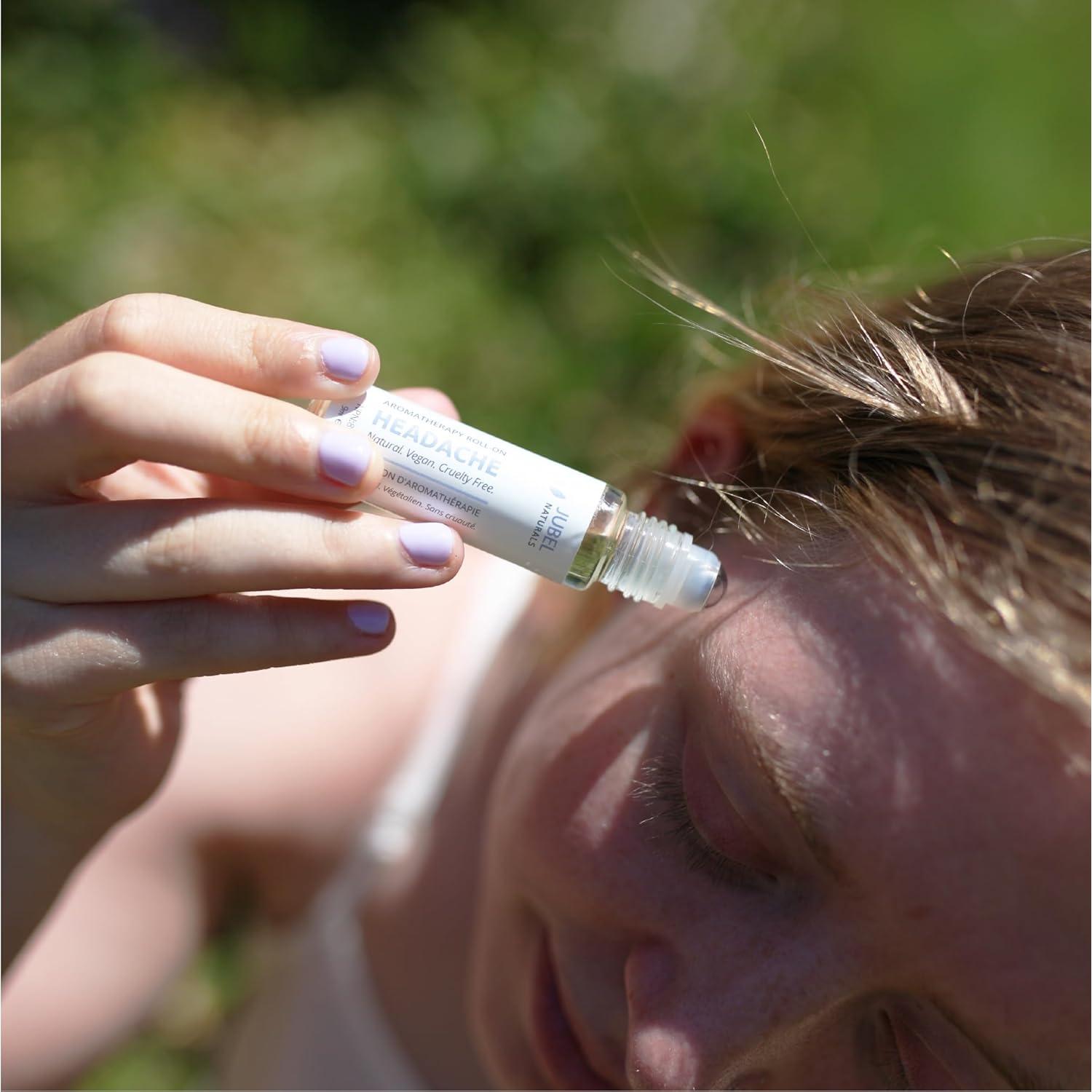 Set de Aceites Esenciales Roll On Jubel Naturals 18 ml - Dolor de Cabeza y Sueño Profundo