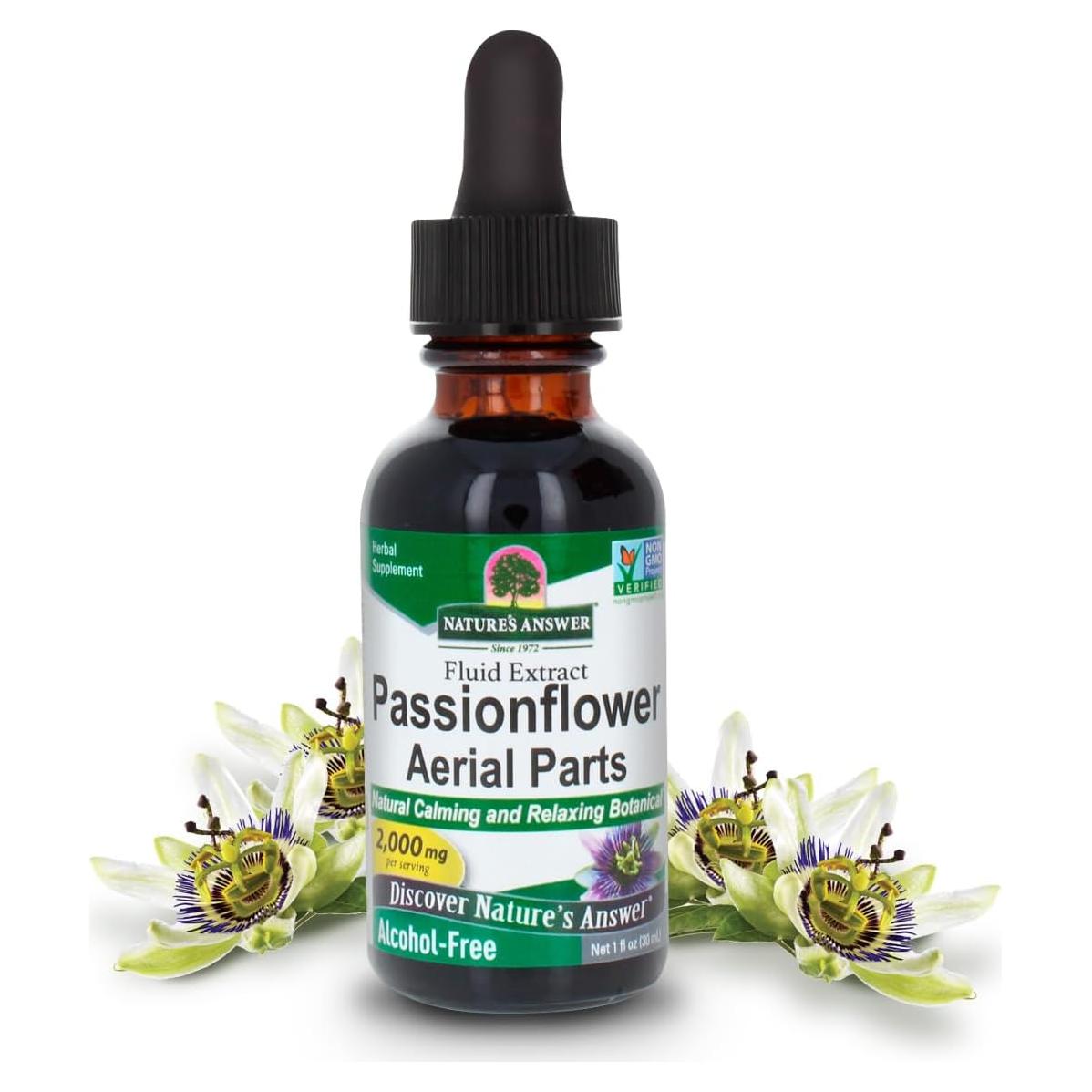 Extracto de Flor de Pasión Nature's Answer 30ml Sin Alcohol