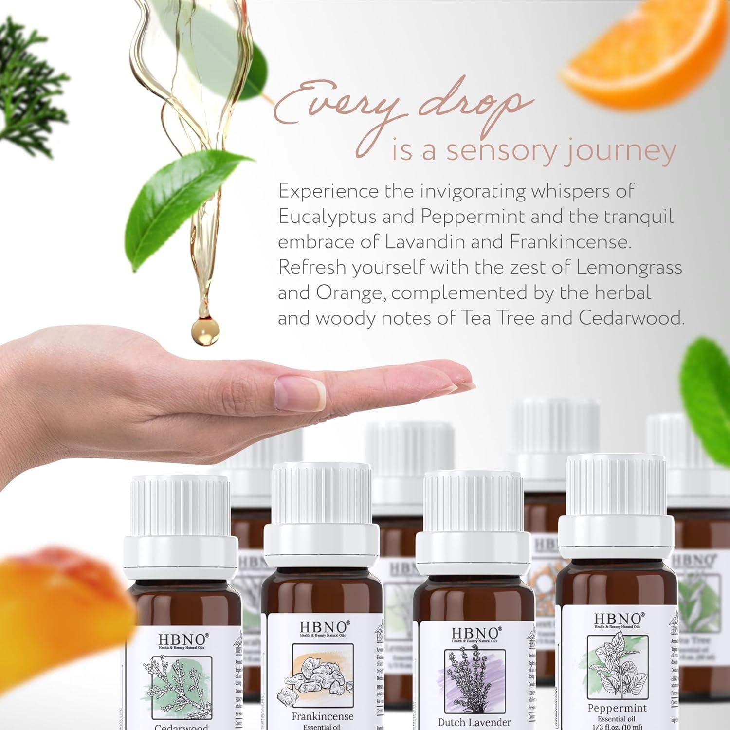 Conjunto de Aceites Esenciales HBNO 8 Fragancias 10ml