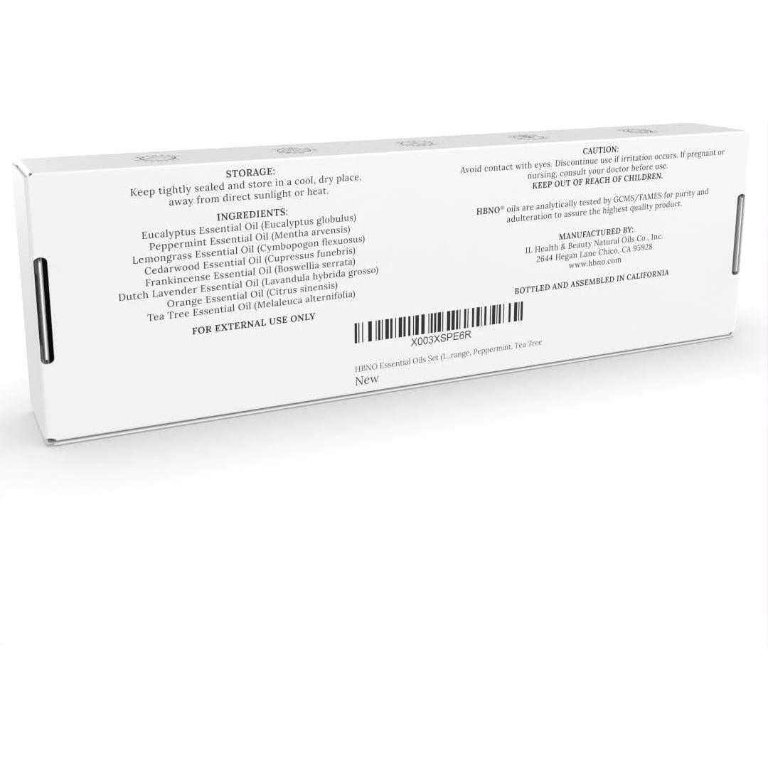 Conjunto de Aceites Esenciales HBNO 8 Fragancias 10ml