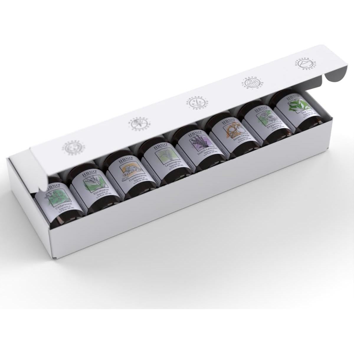 Conjunto de Aceites Esenciales HBNO 8 Fragancias 10ml