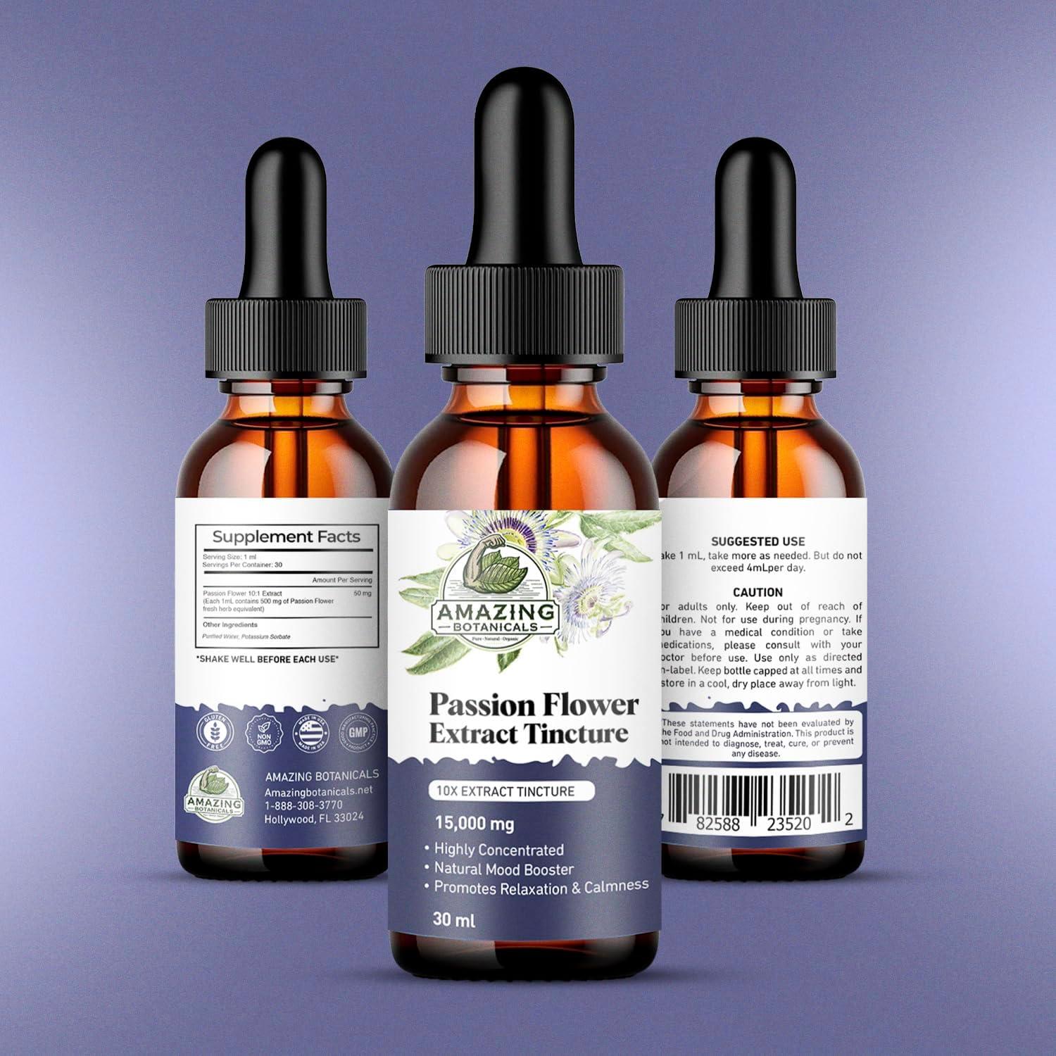 Extracto de Flor de Pasión 10X Amazing Botanicals 30ml