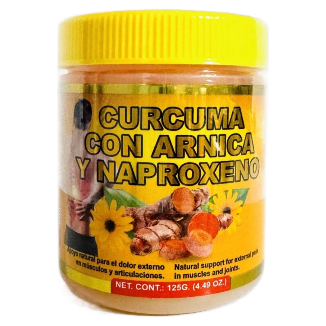 Gel Natural de Cúrcuma con Árnica 125 g - Alivio Muscular
