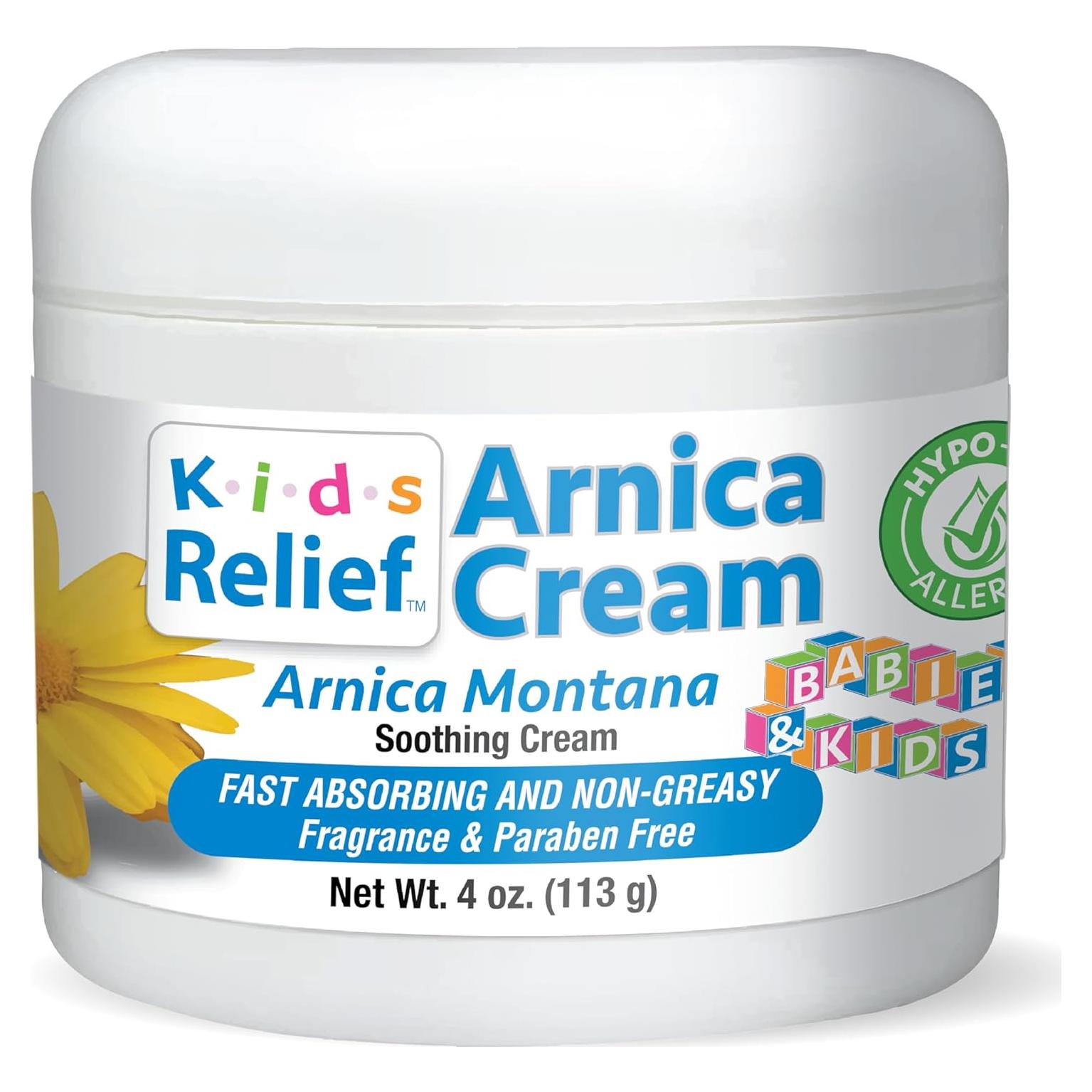 Crema de Arnica Kids Relief Homeolab 113 g Calmante Hipoalergénica