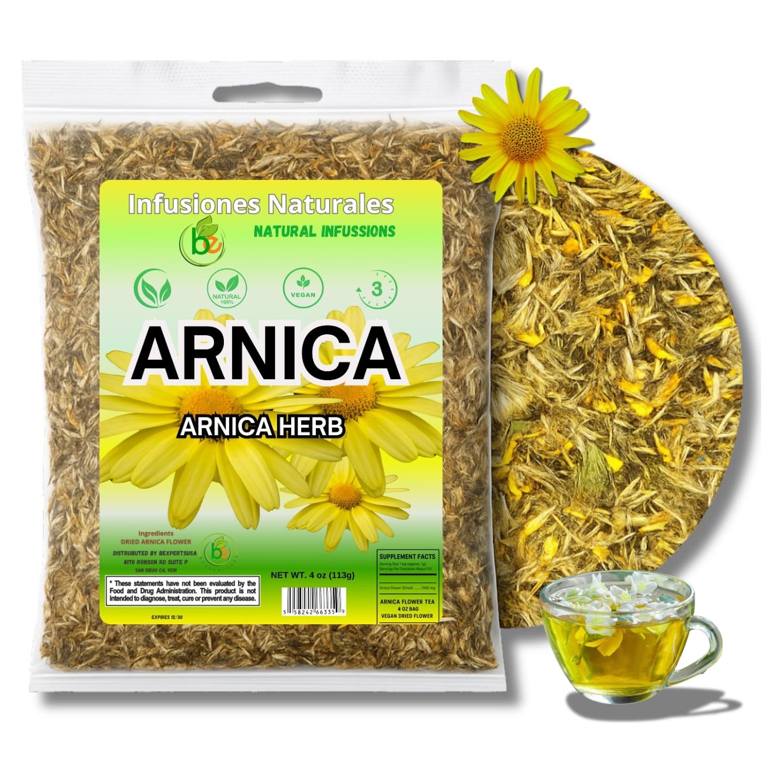Té de Flores de Arnica 4 oz Chaya Maya - Sabor Único