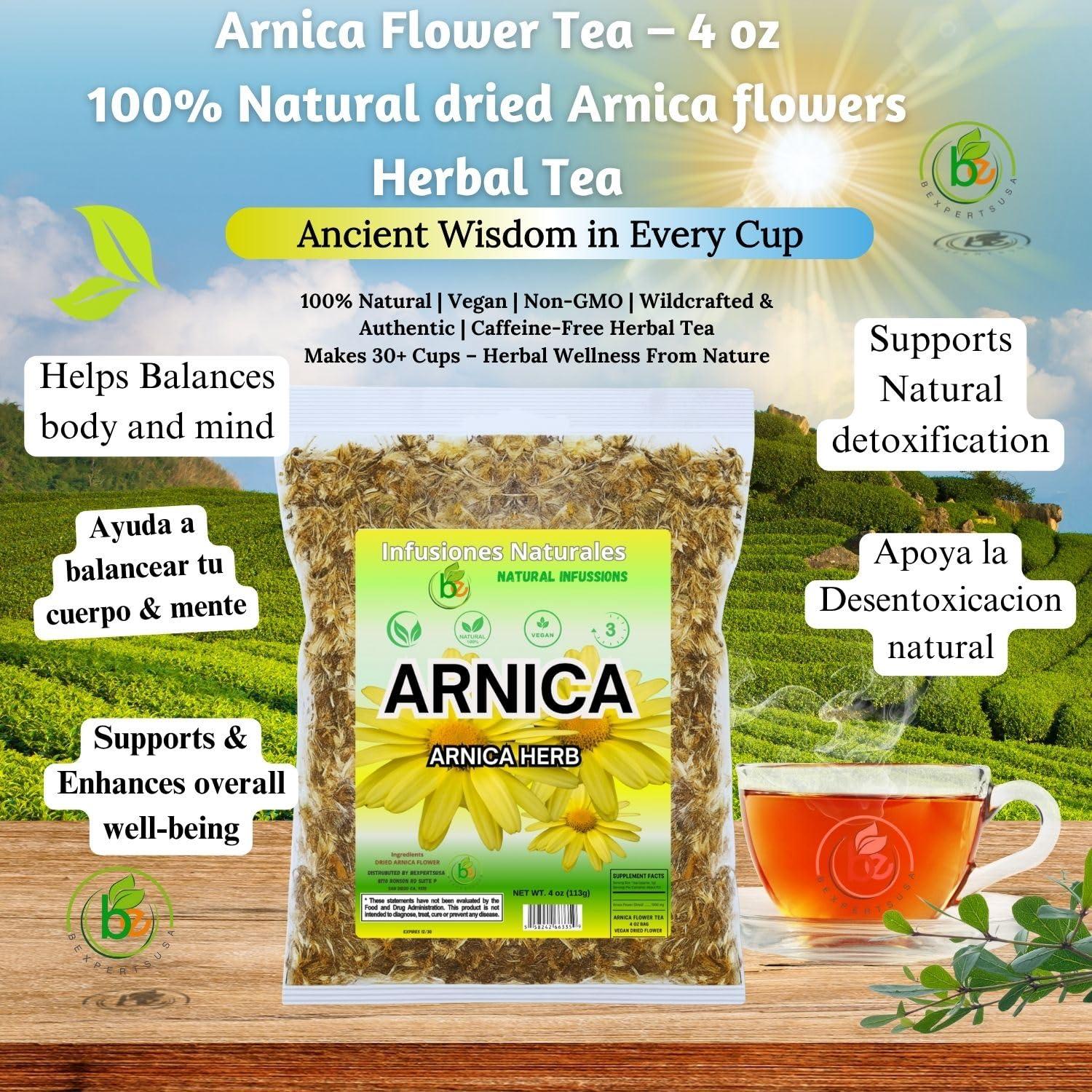 Té de Flores de Arnica 4 oz Chaya Maya - Sabor Único