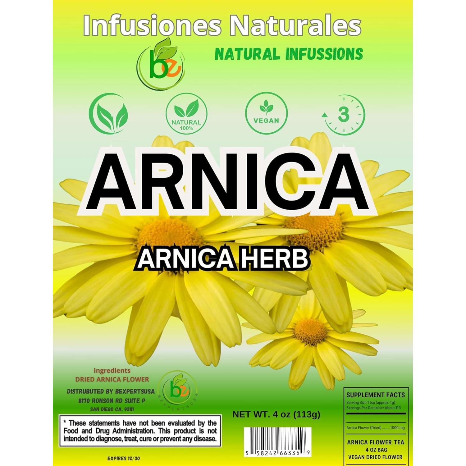 Té de Flores de Arnica 4 oz Chaya Maya - Sabor Único