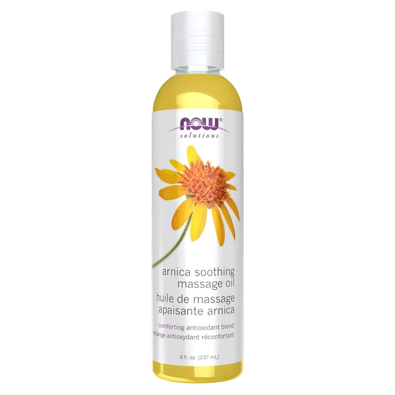 Aceite de Masaje Calmante Arnica NOW Solutions 226.8g