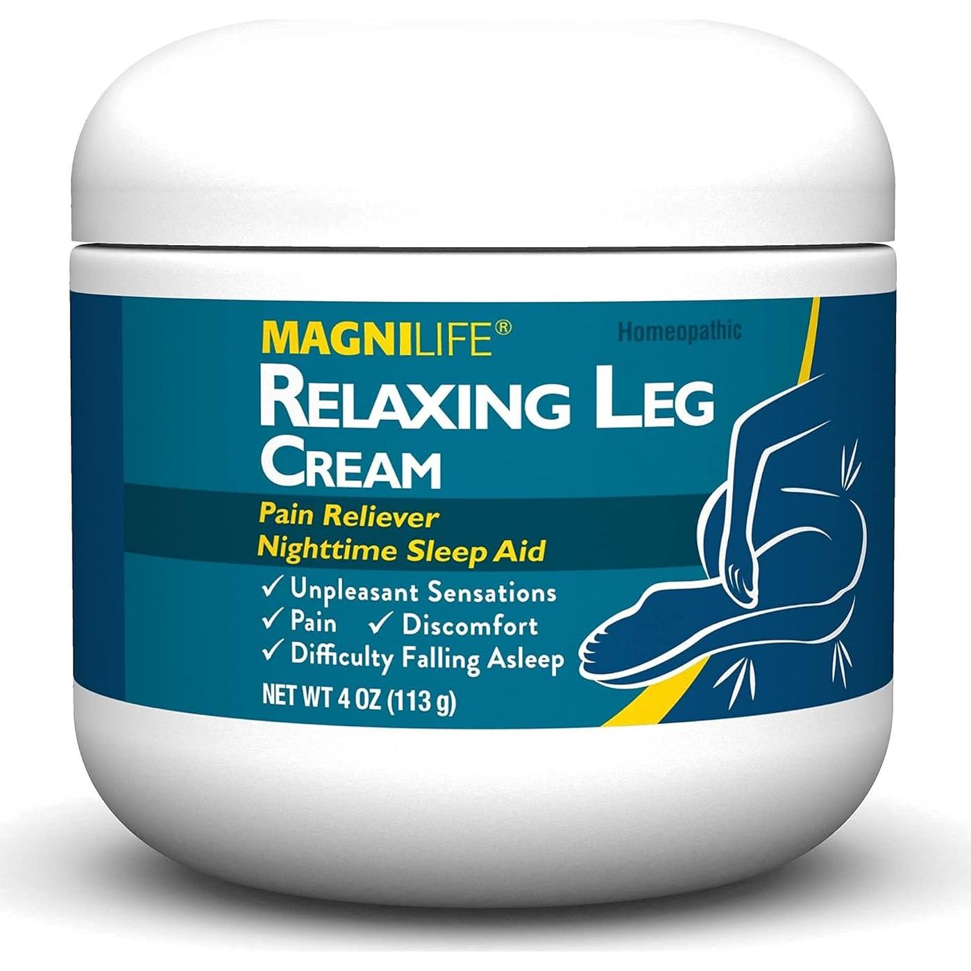 Crema Relajante para Piernas MagniLife 113.4g - Alivio Natural