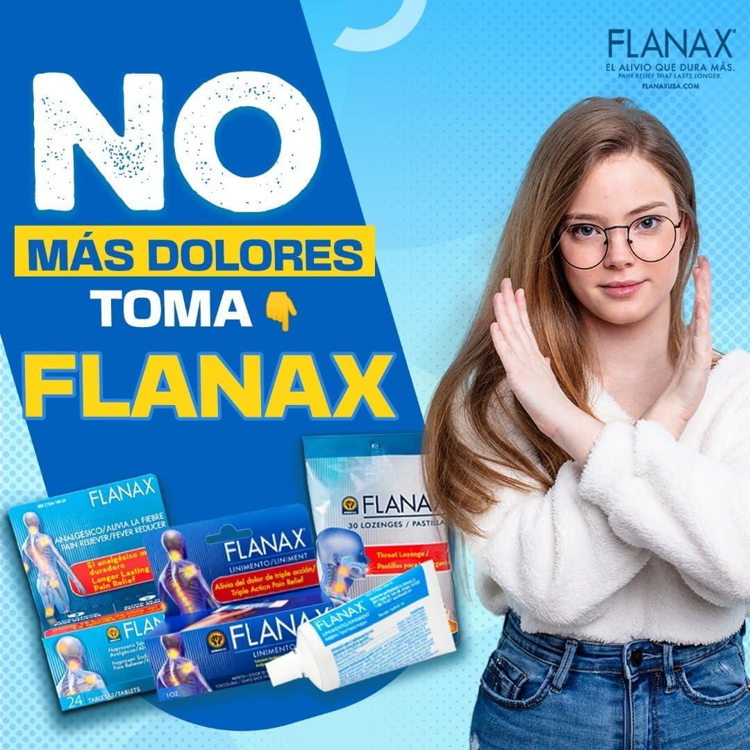 Crema Flanax para Alivio Rápido del Dolor Muscular 28.35 g