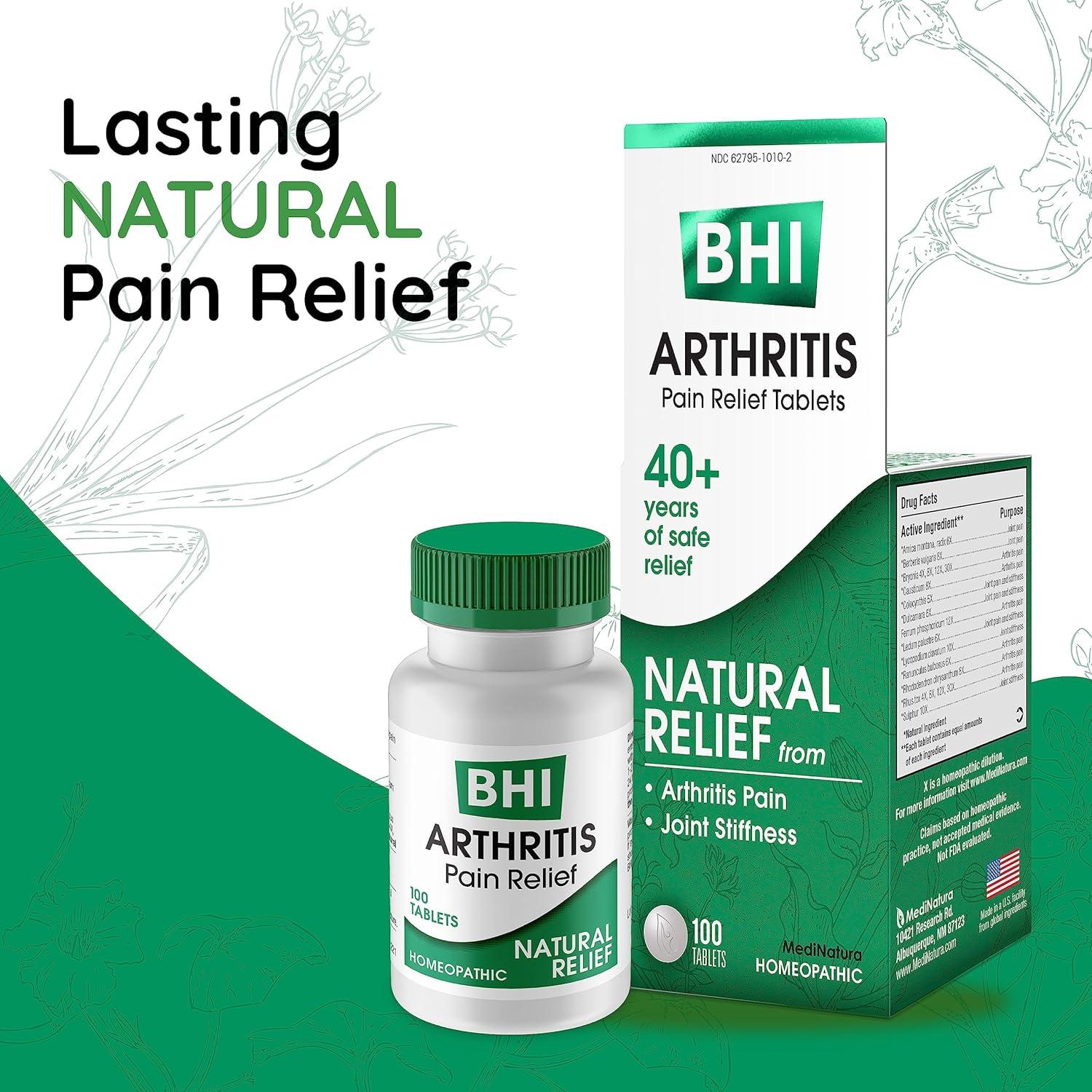 Tabletas Alivio Dolor Artritis MediNatura 100 Tabletas 63.5g